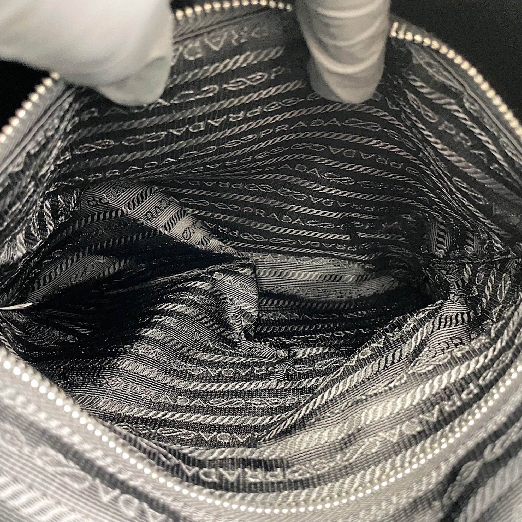Prada Black Nylon Shoulder Bag (Pre-Owned)