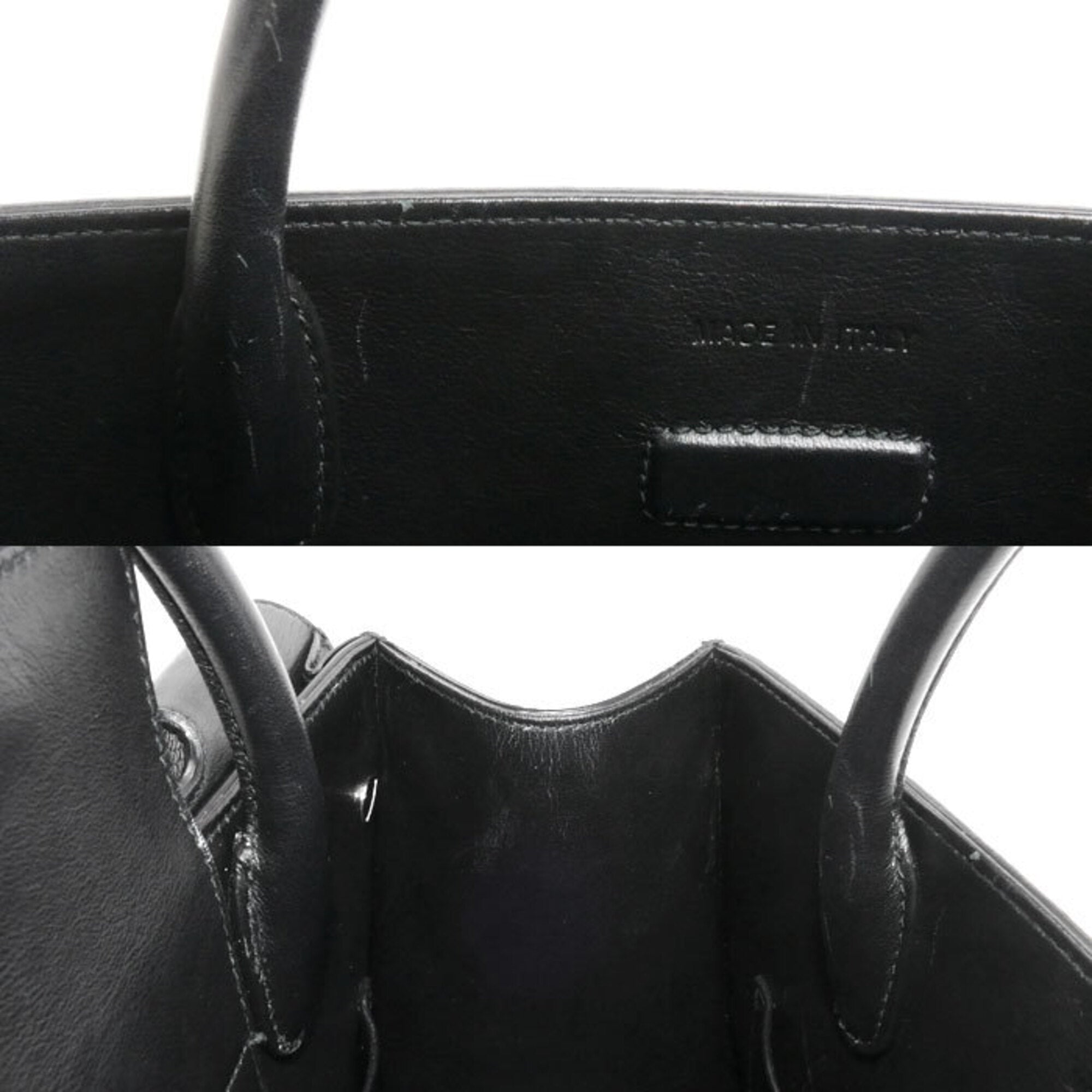 Christian Dior Black Leather Shoulder Bag (Pre-Owned)