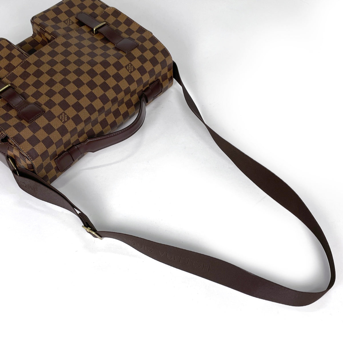 Louis Vuitton Brown Damier Canvas Shoulder Bag (Pre-Owned)