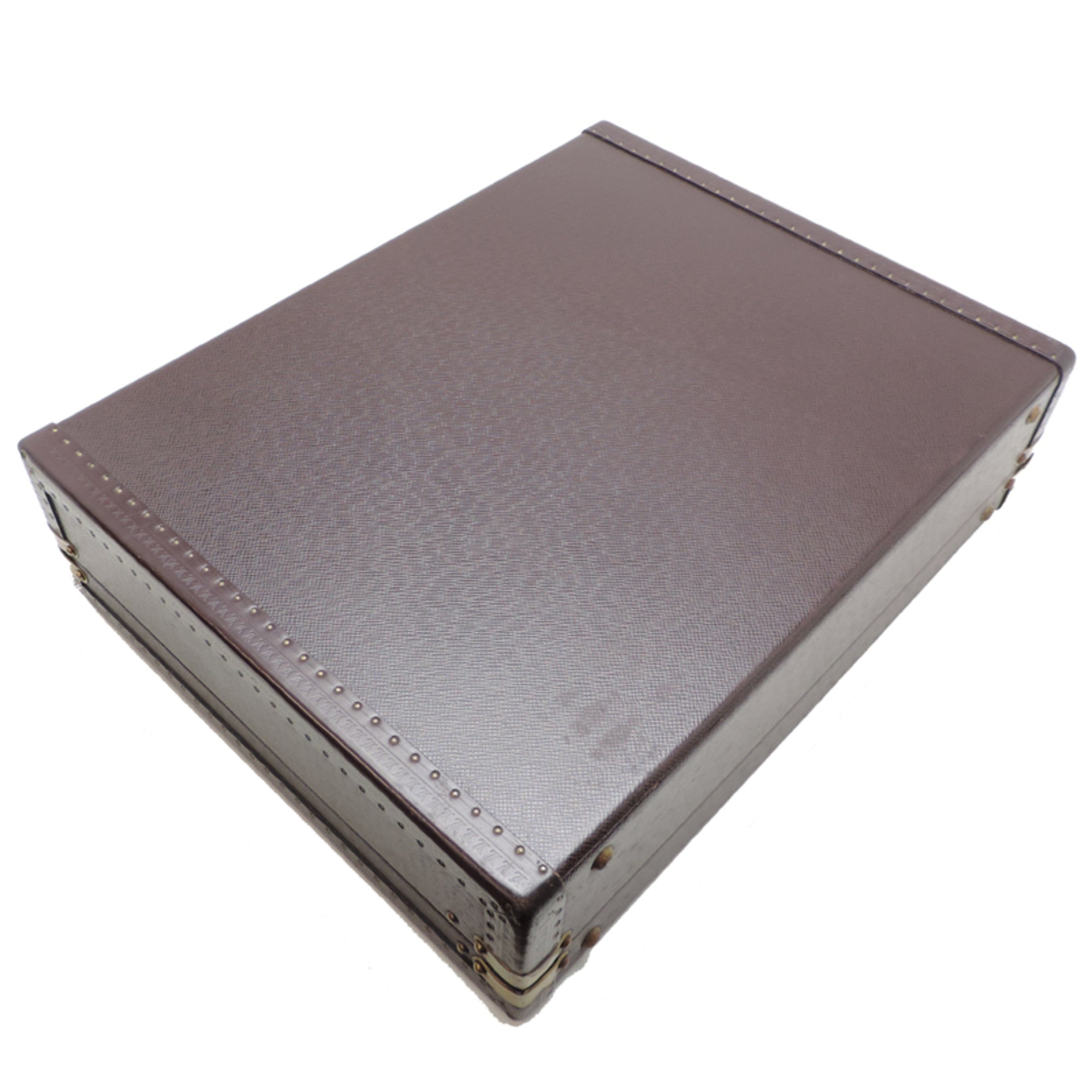 Louis Vuitton Acajou Red Brown Taiga Leather Attaché Case (Pre-Owned)