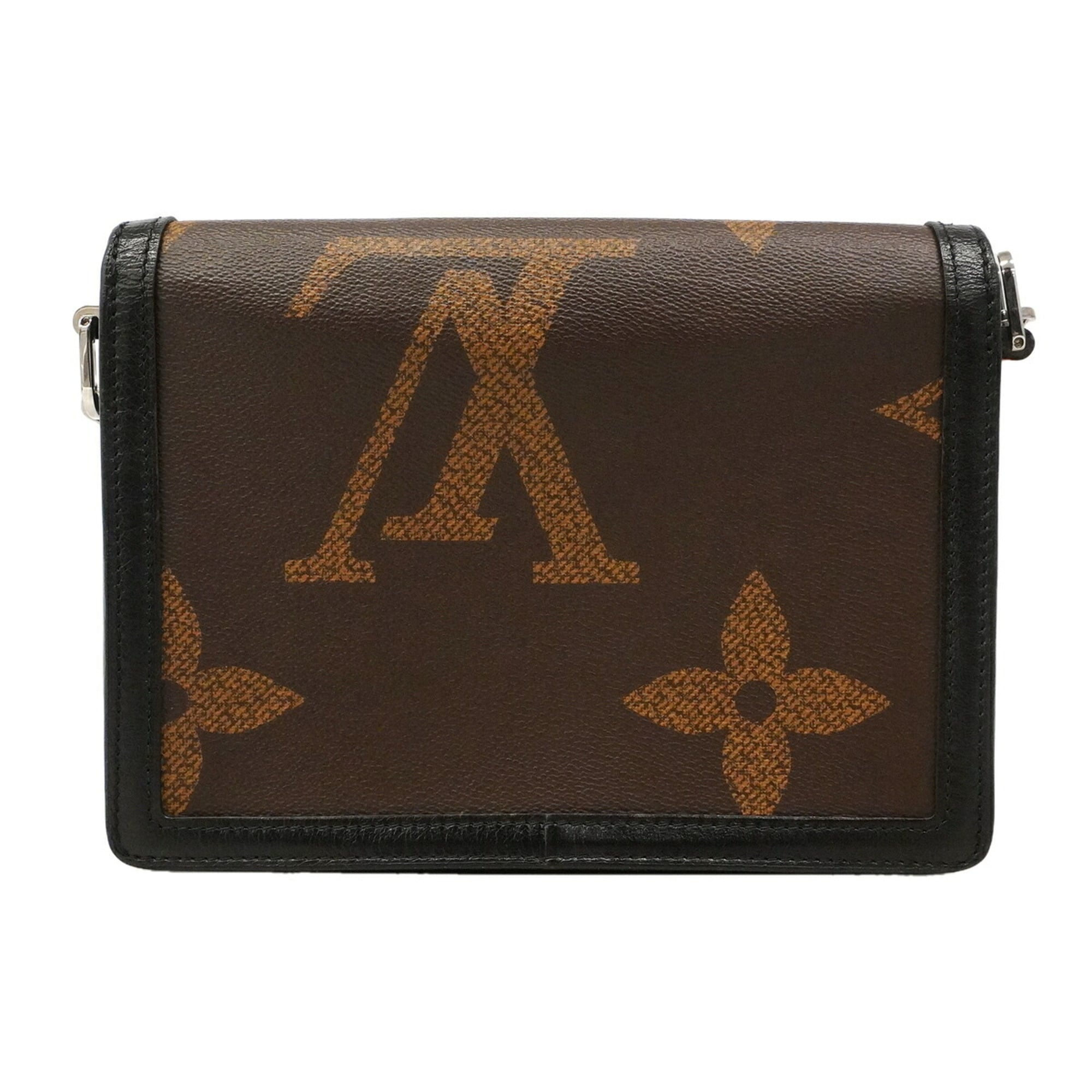 Louis Vuitton Black Brown Shoulder Bag (Pre-Owned)