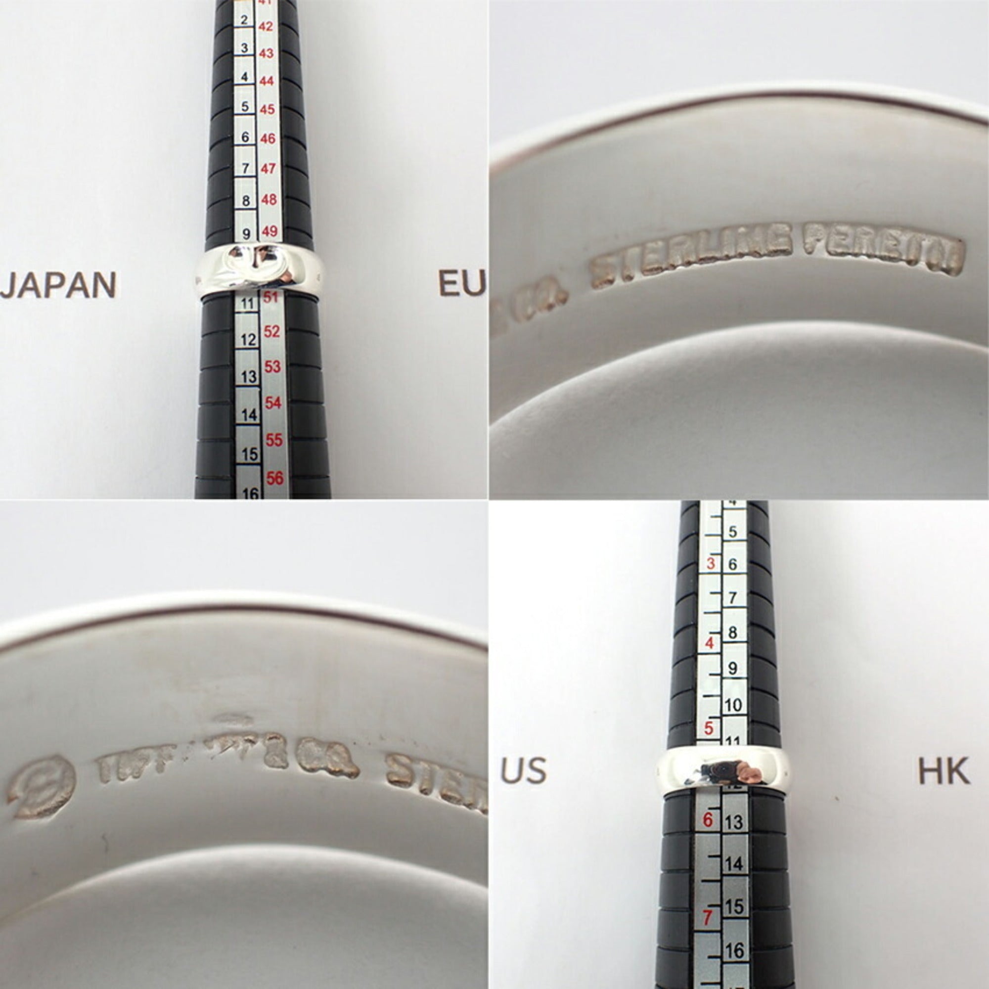 Tiffany Sterling Silver 925 Band Ring (Pre-Owned)