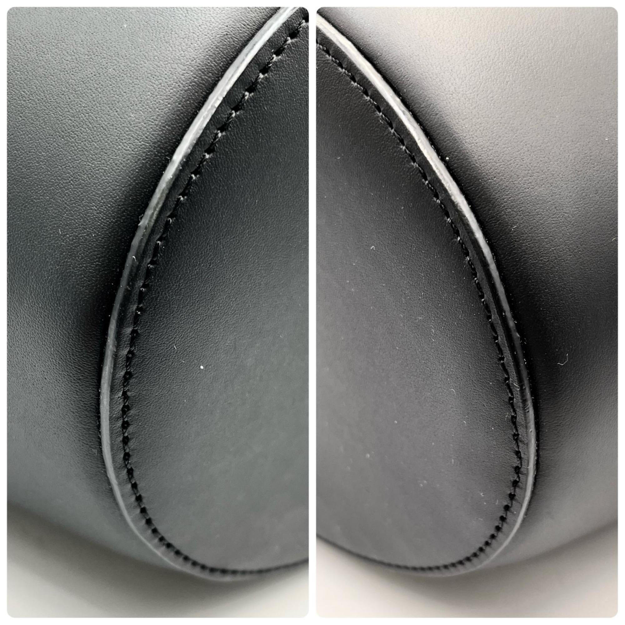 Loewe Black Light Blue Leather Shoulder Bag (Pre-Owned)