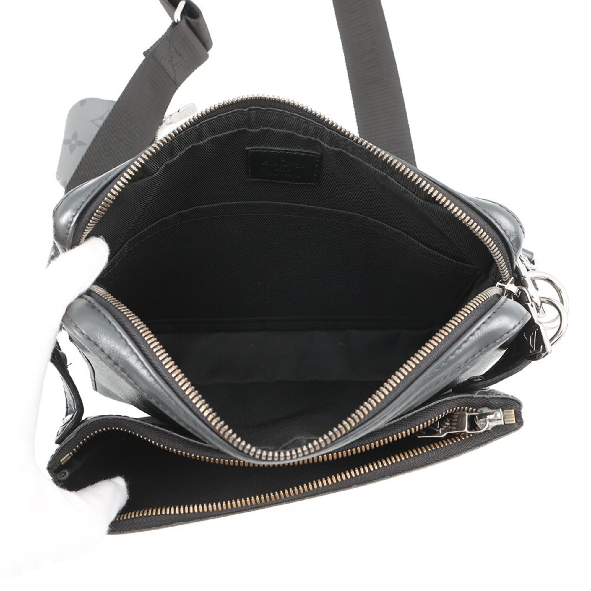 Louis Vuitton Monogram Eclipse Black Noir Monogram Eclipse Handbag Shoulder Bag (Pre-Owned)