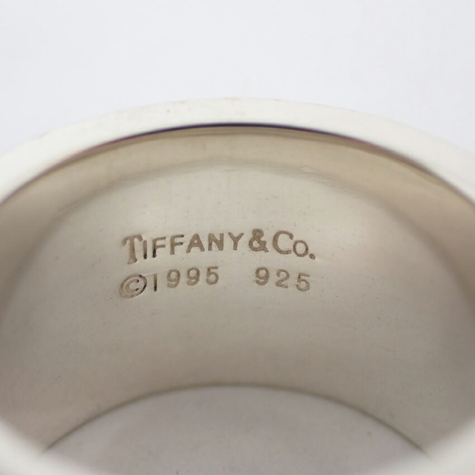 Tiffany Sterling Silver 925 Band Ring (Pre-Owned)