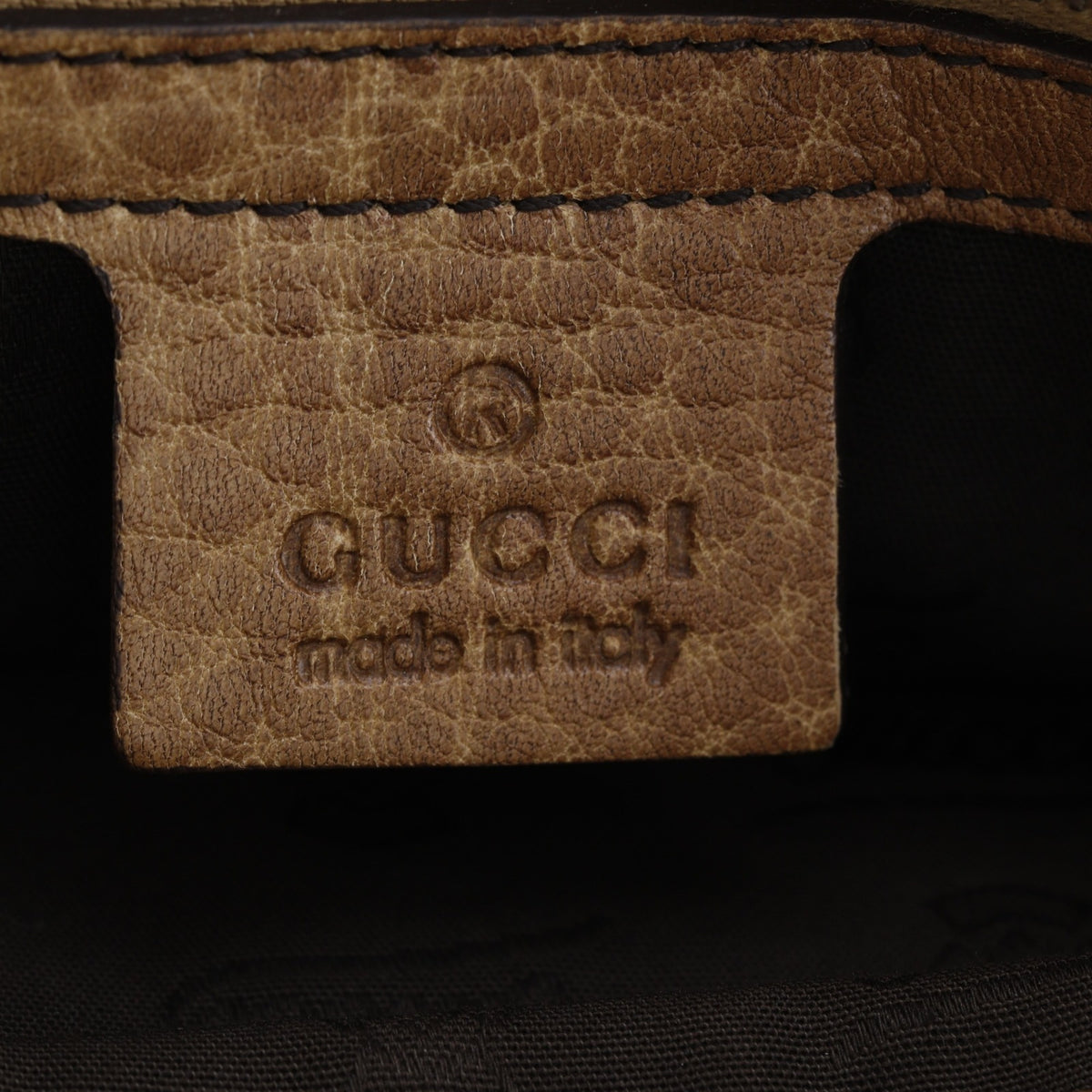 Gucci Brown Leather Tote Bag (Pre-Owned)