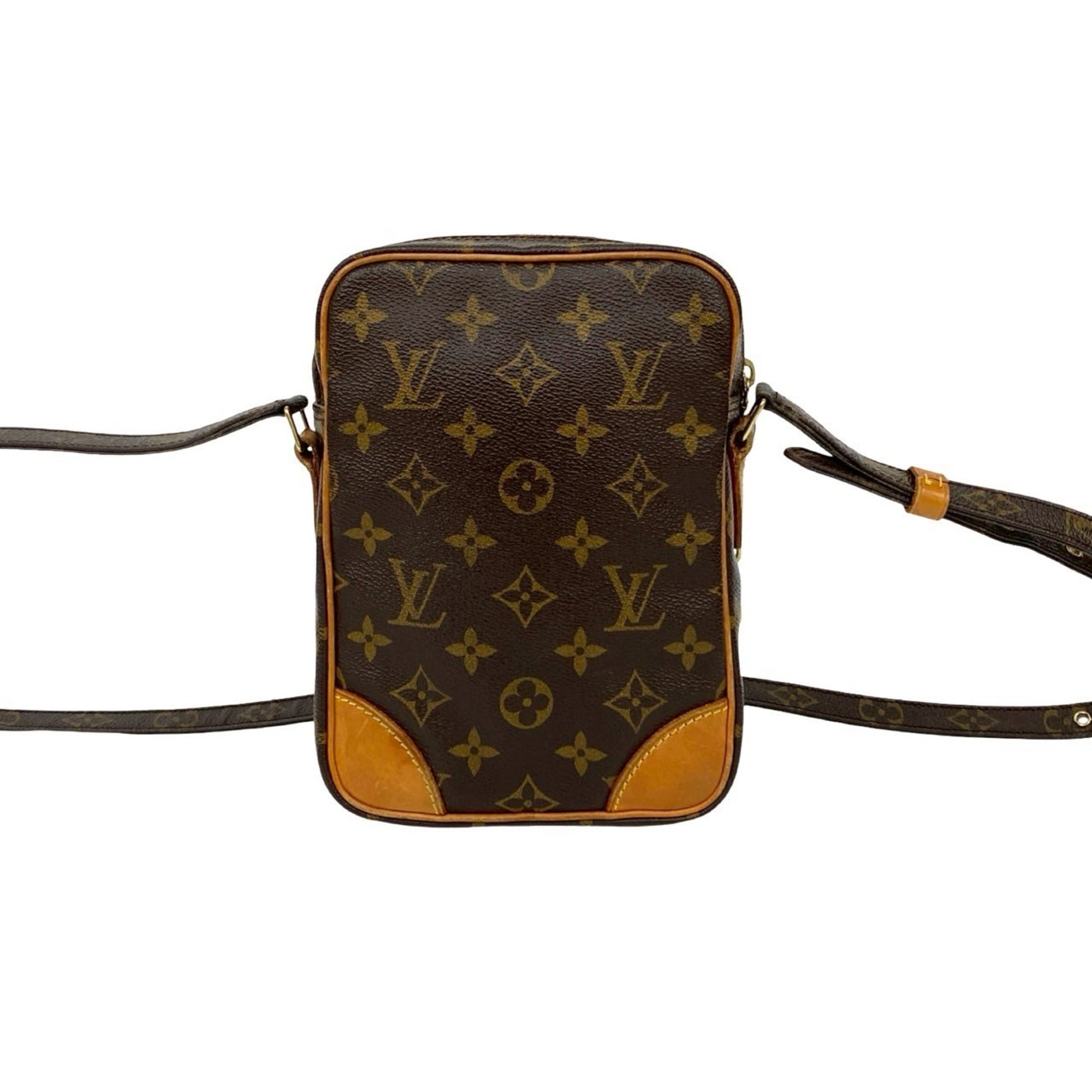 Louis Vuitton Brown Leather Pvc Pochette Shoulder Bag (Pre-Owned)