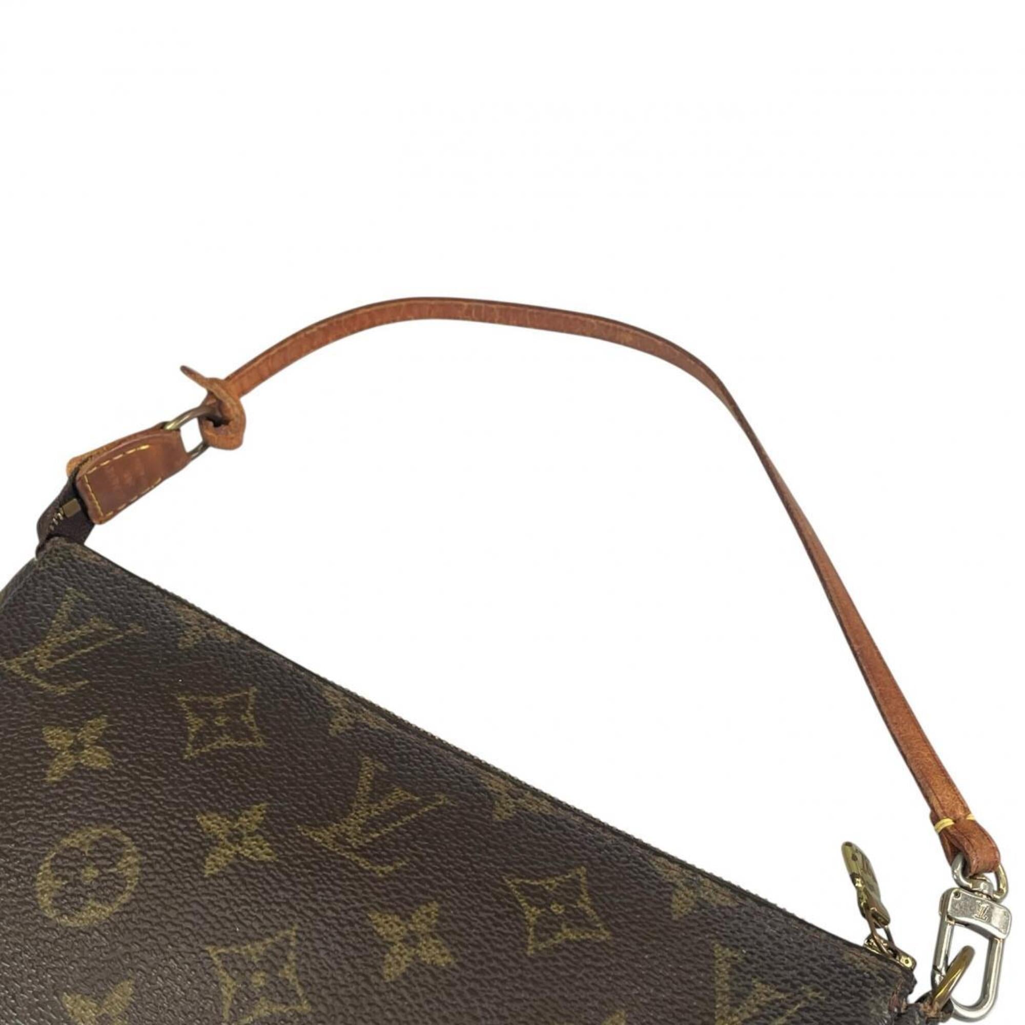 Louis Vuitton Brown Galle Monogram Or Monogram Handbag Pochette (Pre-Owned)