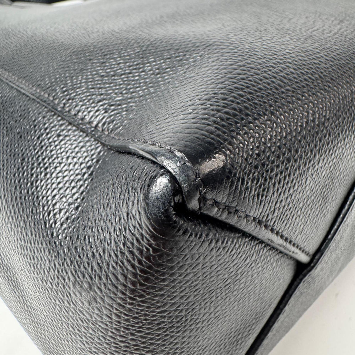 Celine Black Leather Shoulder Bag Tote Bag (Pre-Owned)