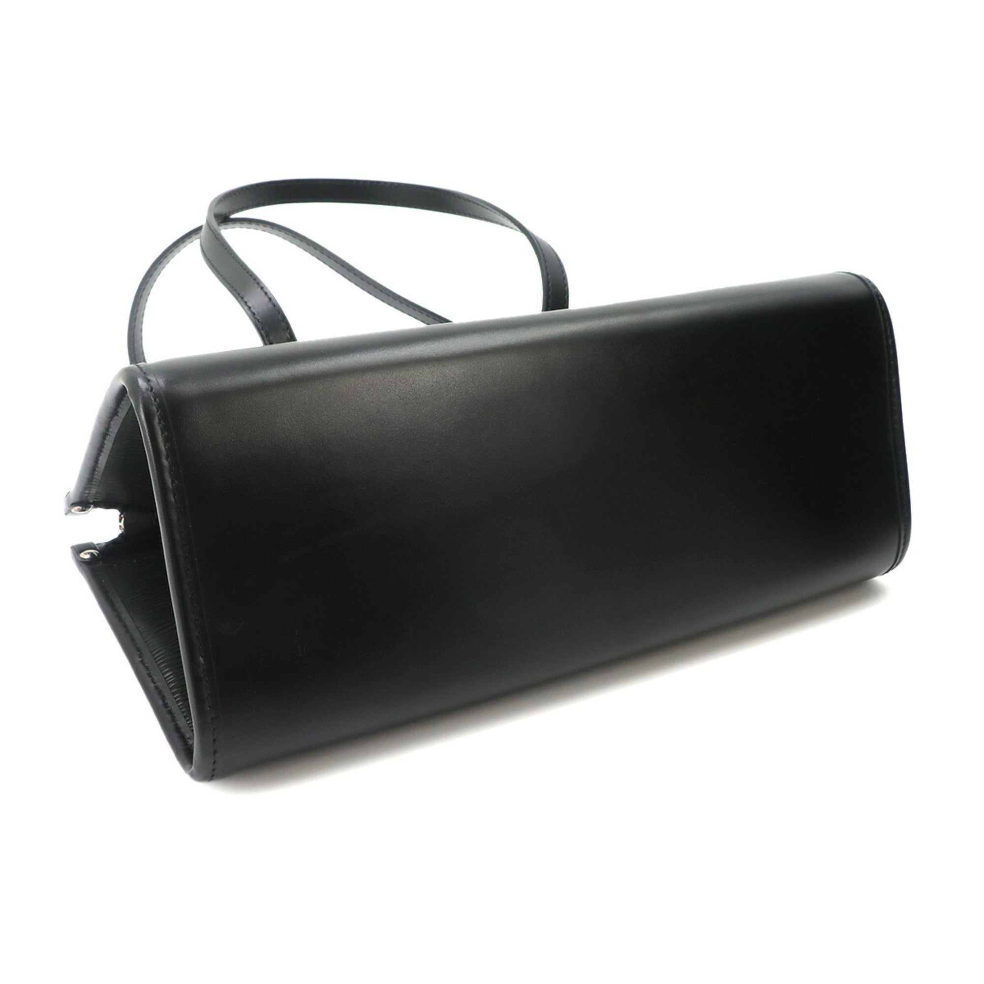 Louis Vuitton Noir Epi Leather Handbag Shoulder Bag (Pre-Owned)