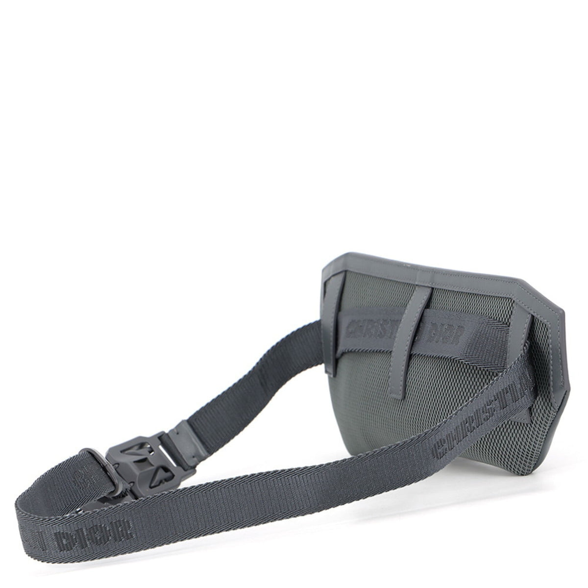 Christian Dior Gray Leather Sling Bag (Pre-Owned)