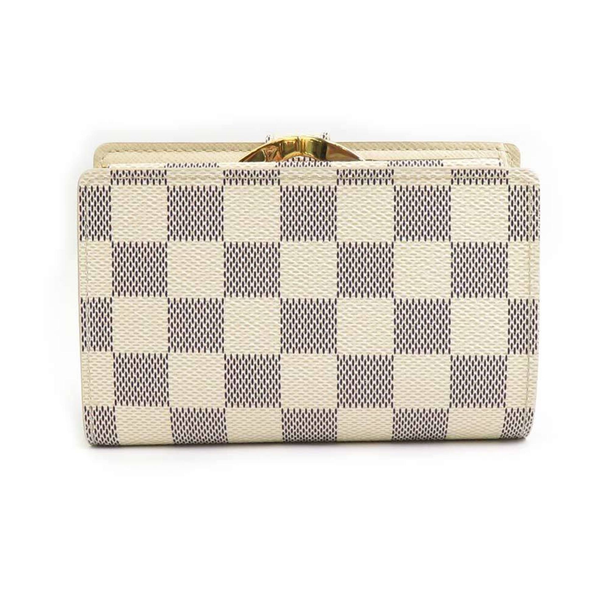 Louis Vuitton Damier Azur Ivory Damier Azur Wallet (Bi-Fold) (Pre-Owned)