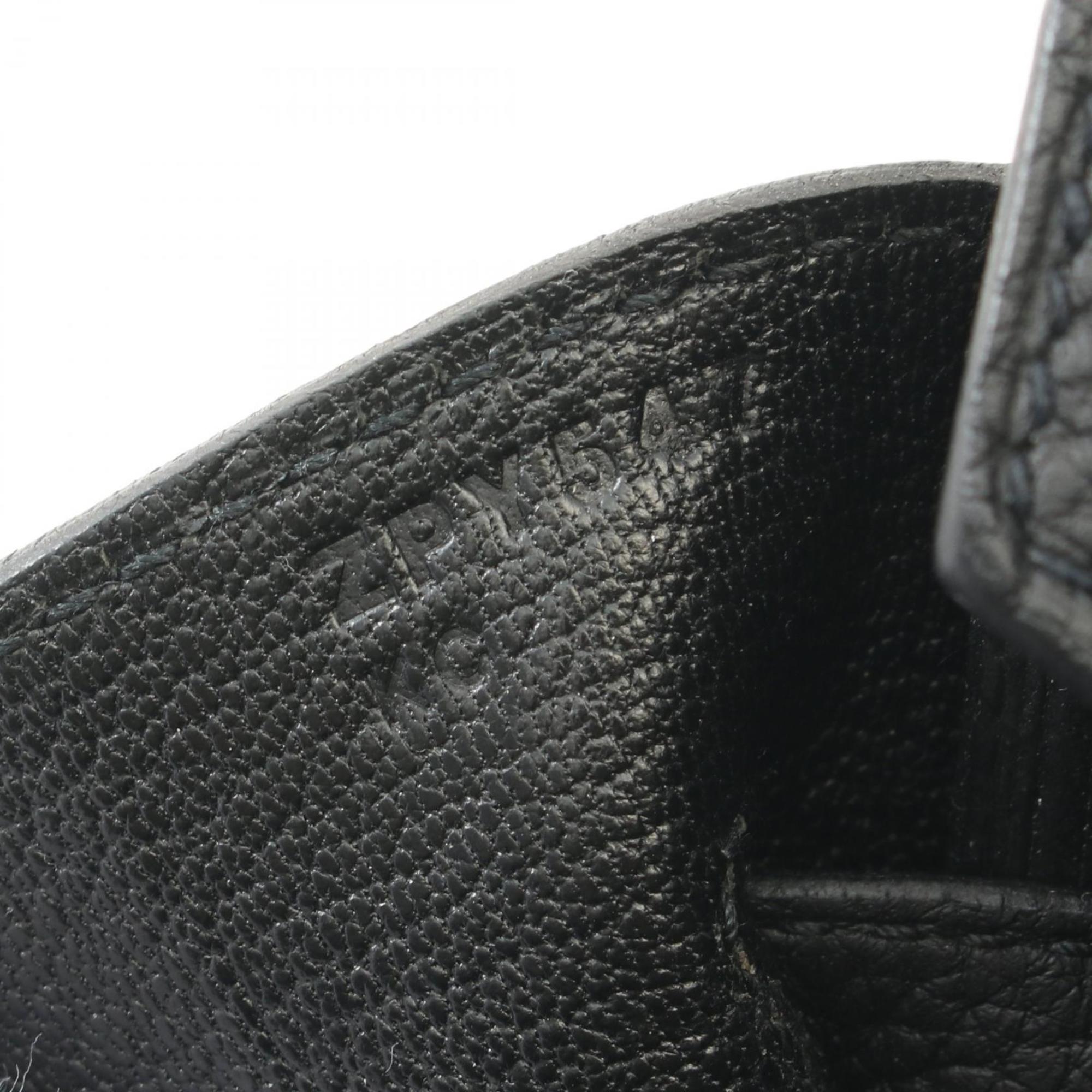 Hermes Black Togo Leather Handbag (Pre-Owned)