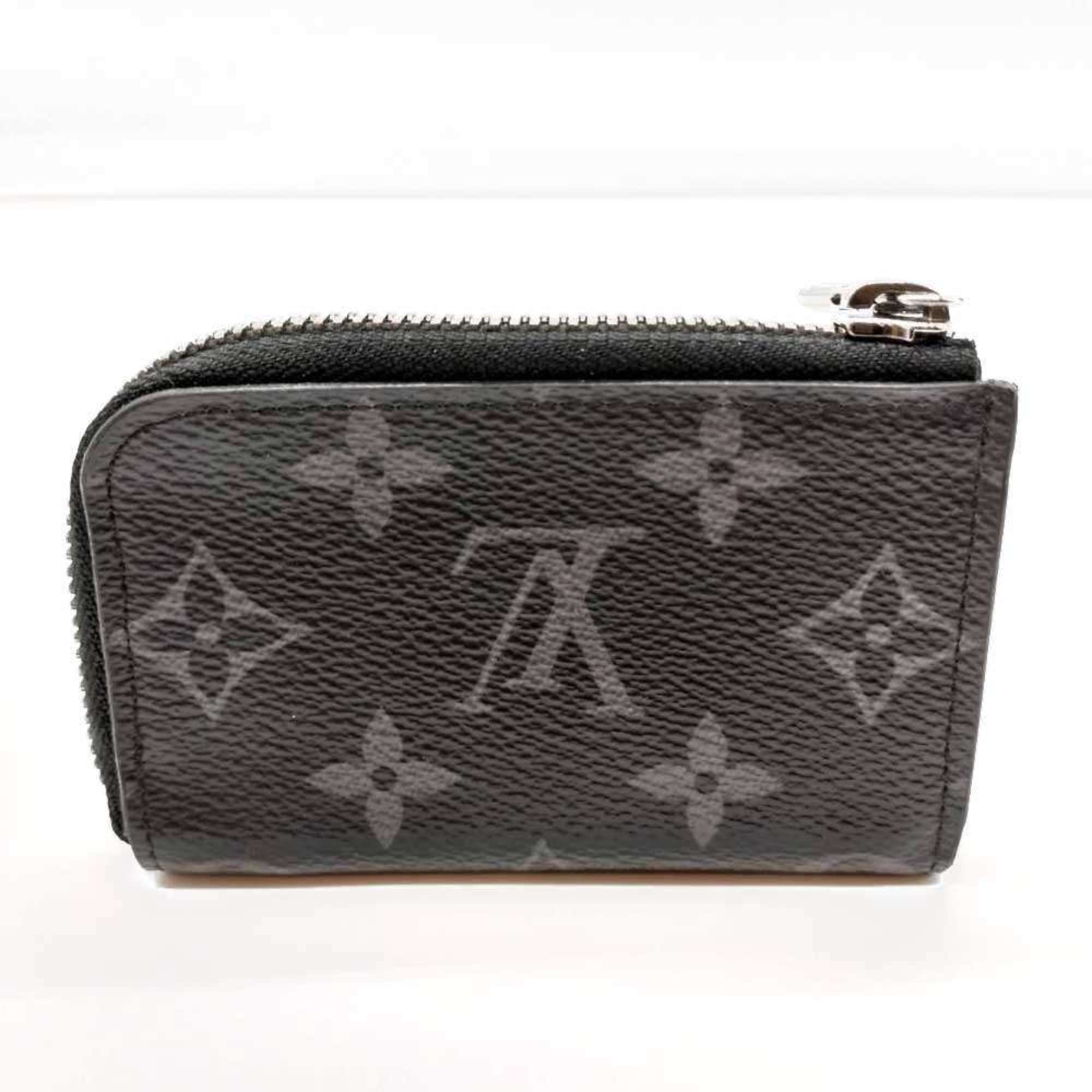 Louis Vuitton Black Monogram Eclipse Coin Purse/Coin Case (Pre-Owned)