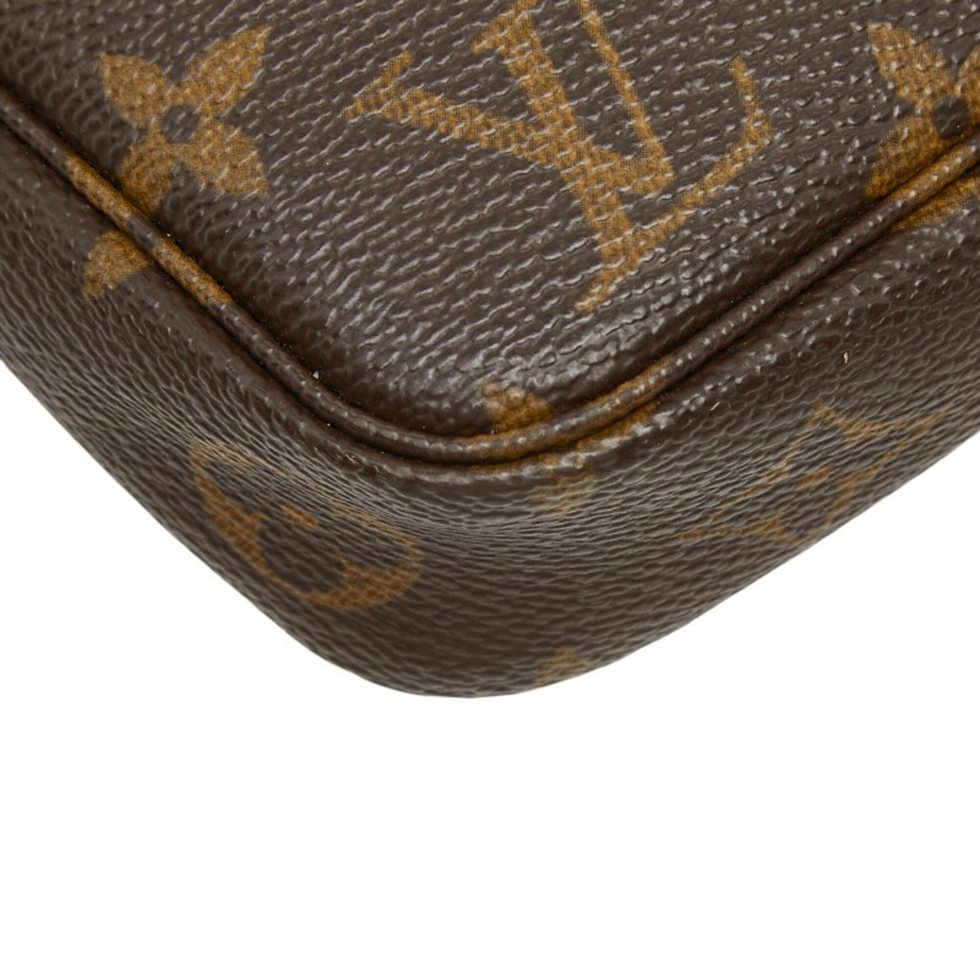 Louis Vuitton Brown Monogram Monogram Handbag Pochette Pouch (Pre-Owned)