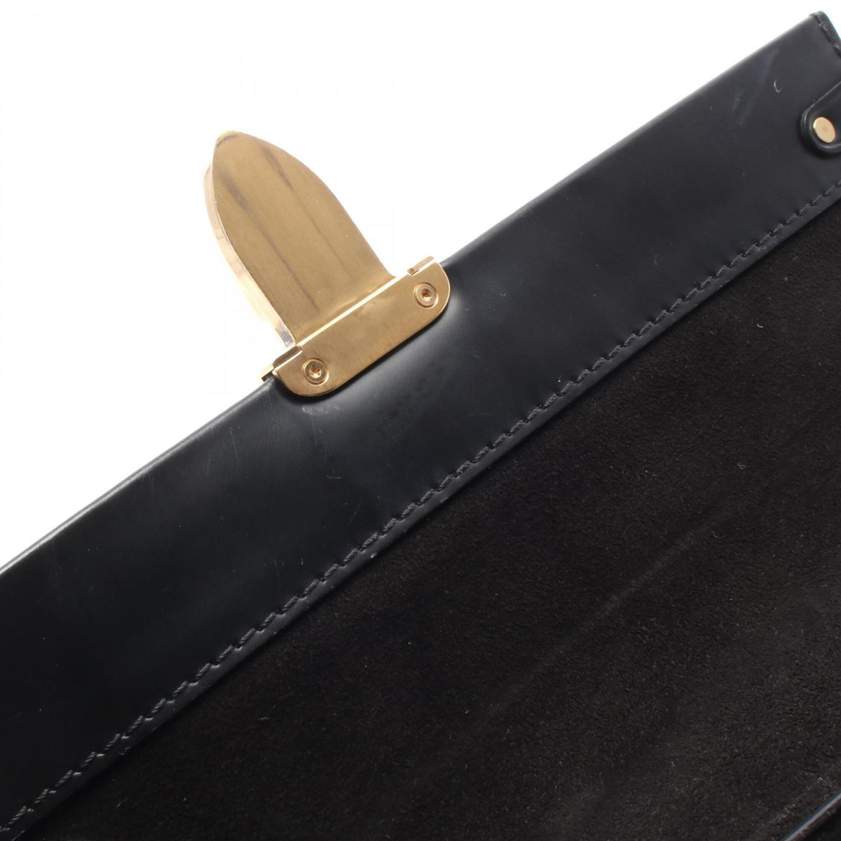 Louis Vuitton Black Brown Noir Coated Canvas Leather Handbag (Pre-Owned)