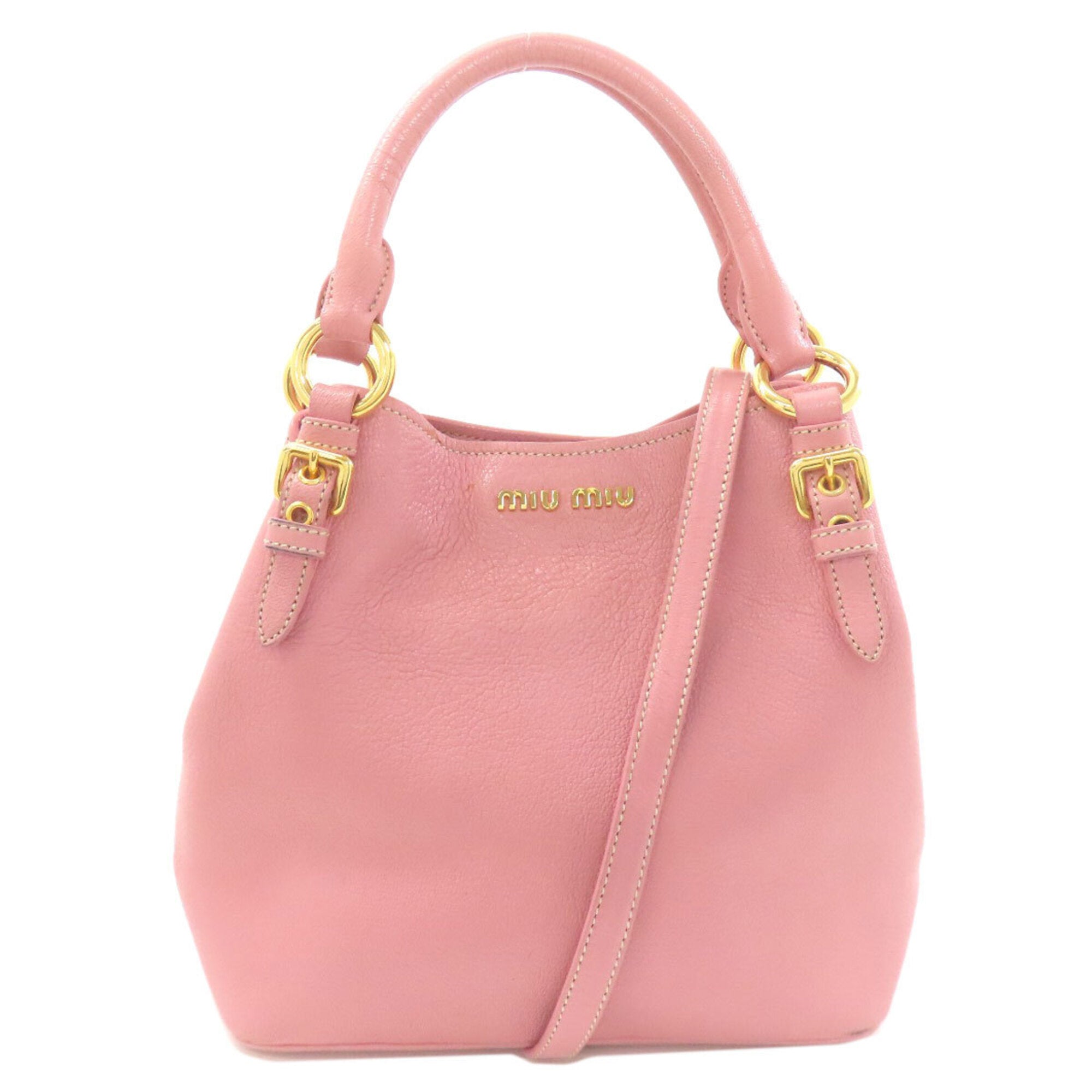 Miu Miu Pink Leather Handbag (Pre-Owned)