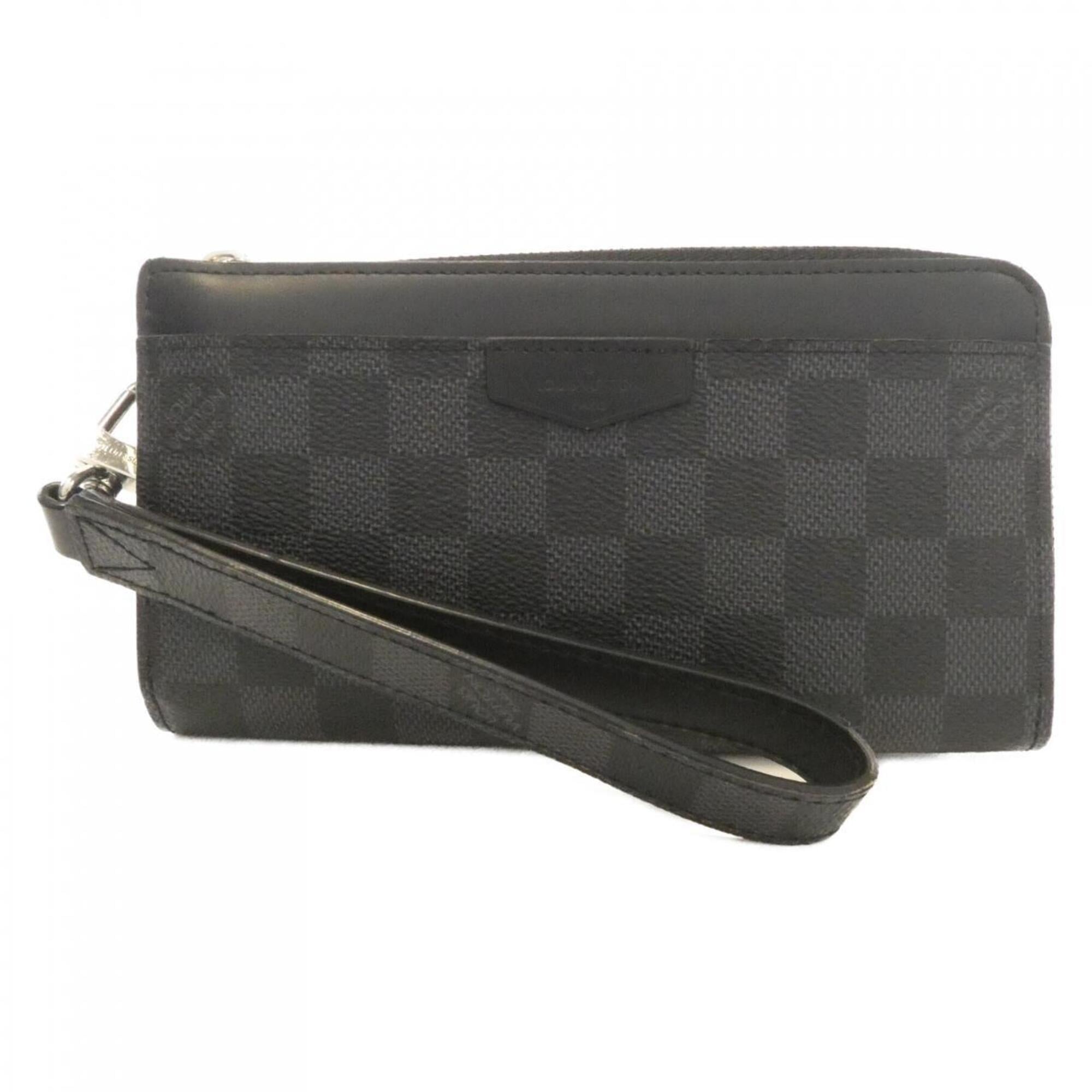 Louis Vuitton Graphite Coated Canvas Long Wallet (Bi-Fold) (Pre-Owned)