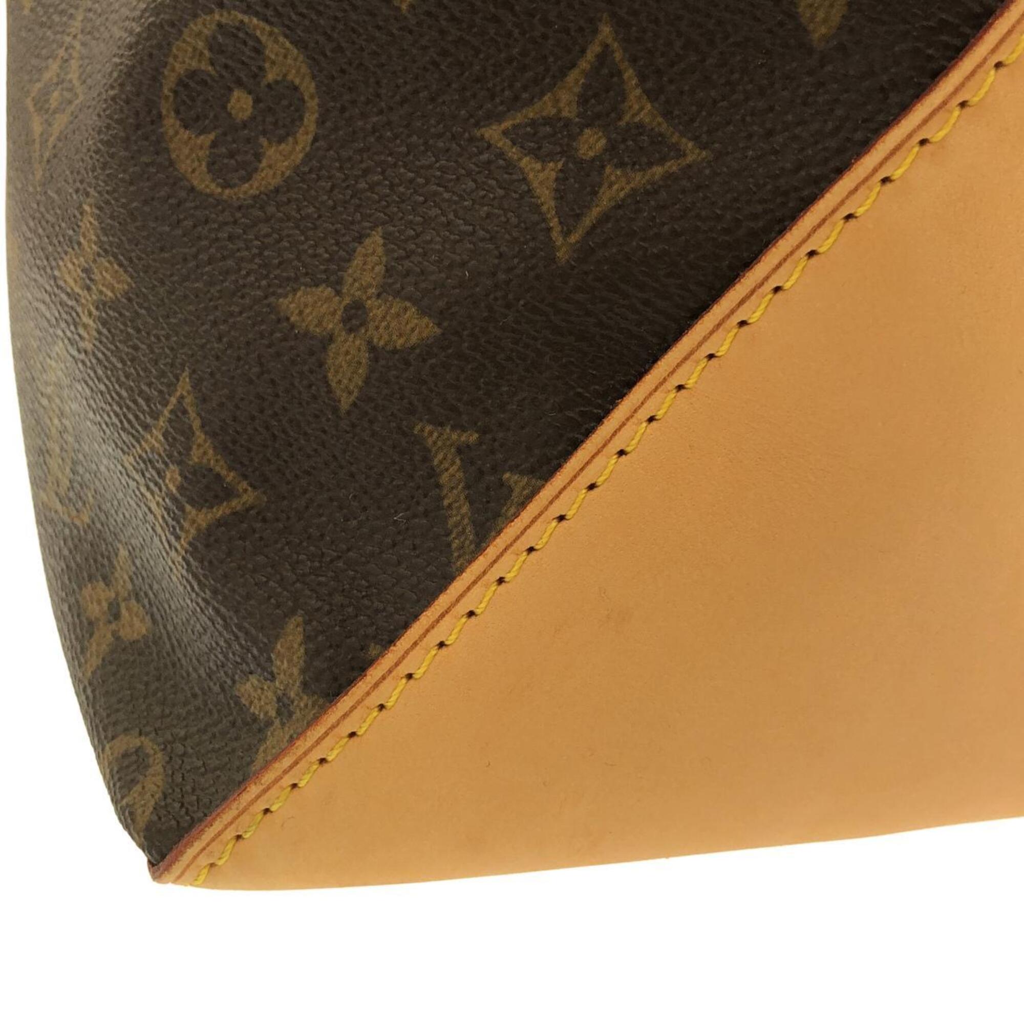 Louis Vuitton Marron Coated Canvas Handbag (Pre-Owned)