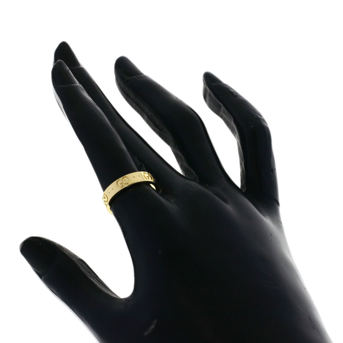 Gucci Icon Yellow Gold (18K) Band Ring (Pre-Owned)