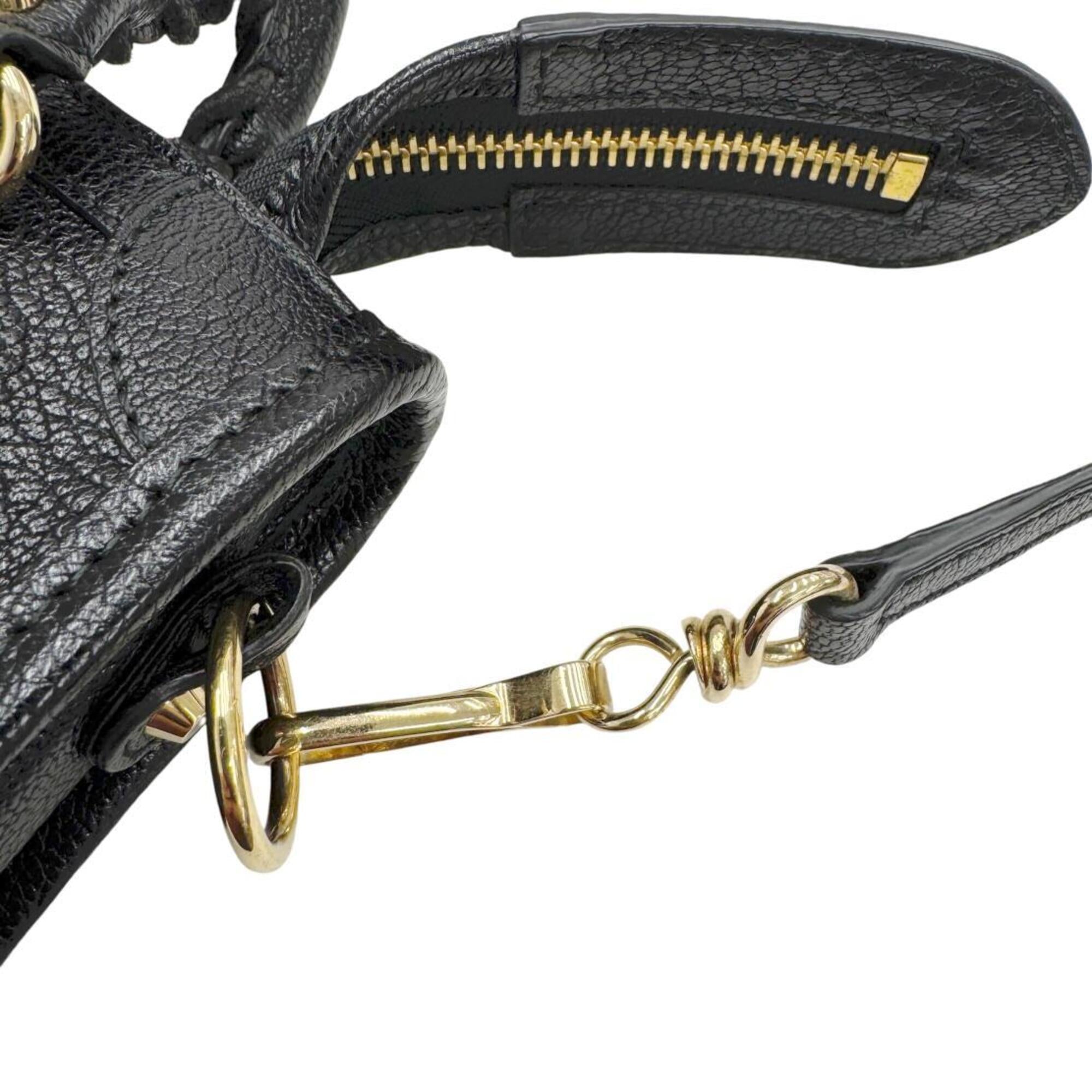 Balenciaga Black Leather Handbag Shoulder Bag (Pre-Owned)