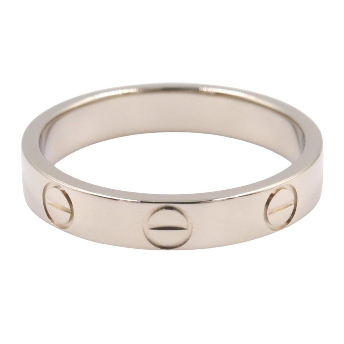 Cartier Silver White Gold (18K) Band Ring (Pre-Owned)