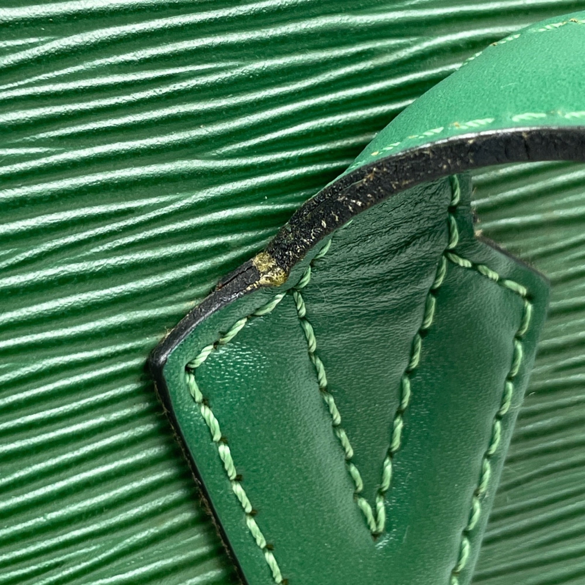 Louis Vuitton Borneo Green Epi Leather Shoulder Bag Tote Bag (Pre-Owned)