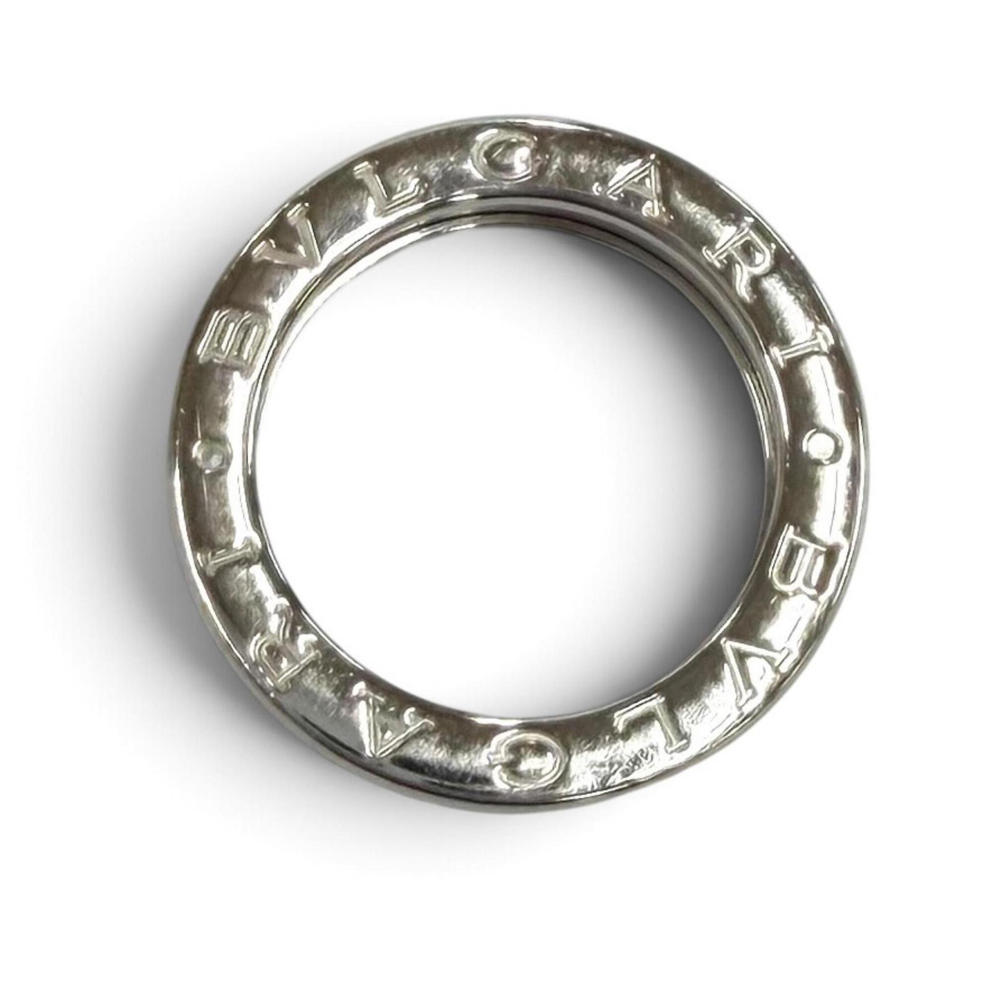 Bvlgari White Gold White Gold (18K) Band Ring (Pre-Owned)