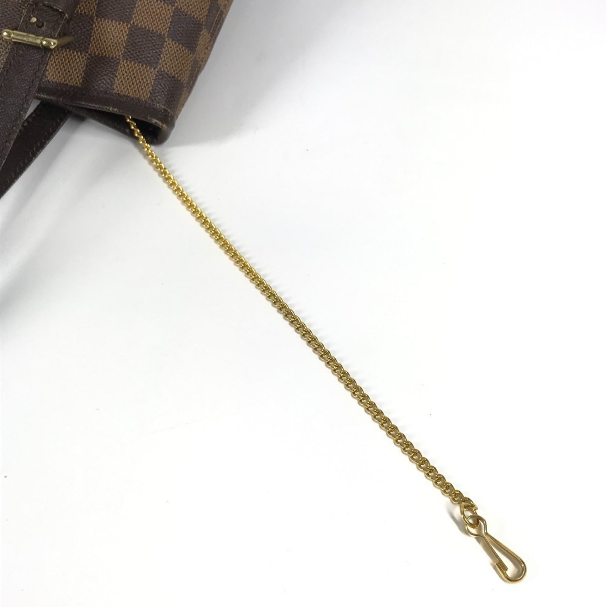 Louis Vuitton Brown Damier Canvas Ebene Damier Canvas Pouch Shoulder Bag Tote Bag (Pre-Owned)