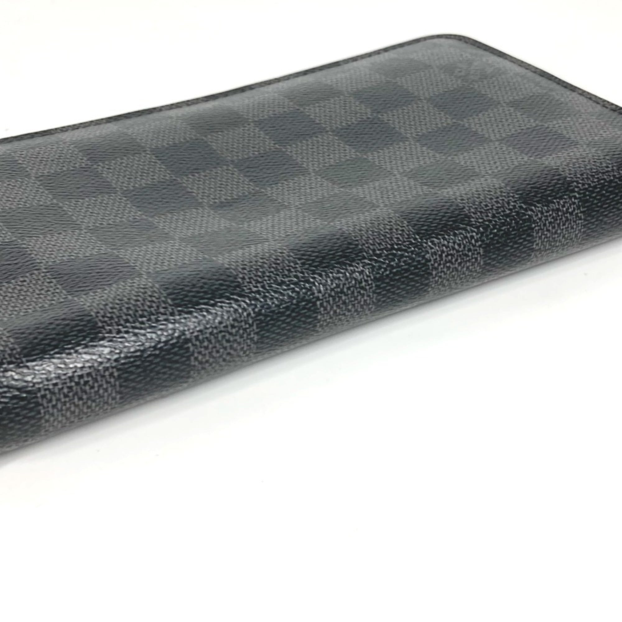 Louis Vuitton Black Damier Graphite Damier Graphite Long Wallet (Bi-Fold) (Pre-Owned)