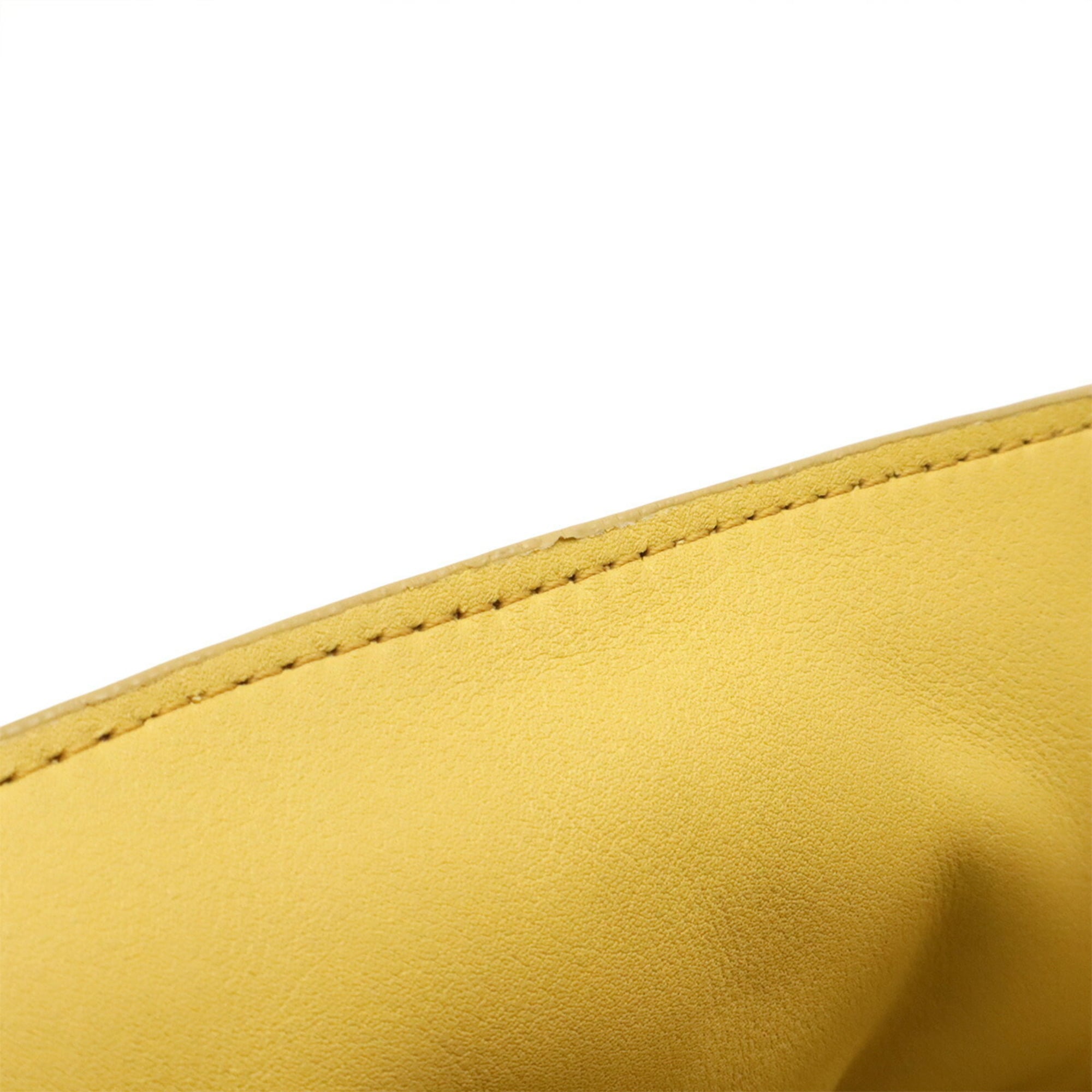 Loewe Yellow Nappa Leather Leather Pochette Shoulder Bag (Pre-Owned)