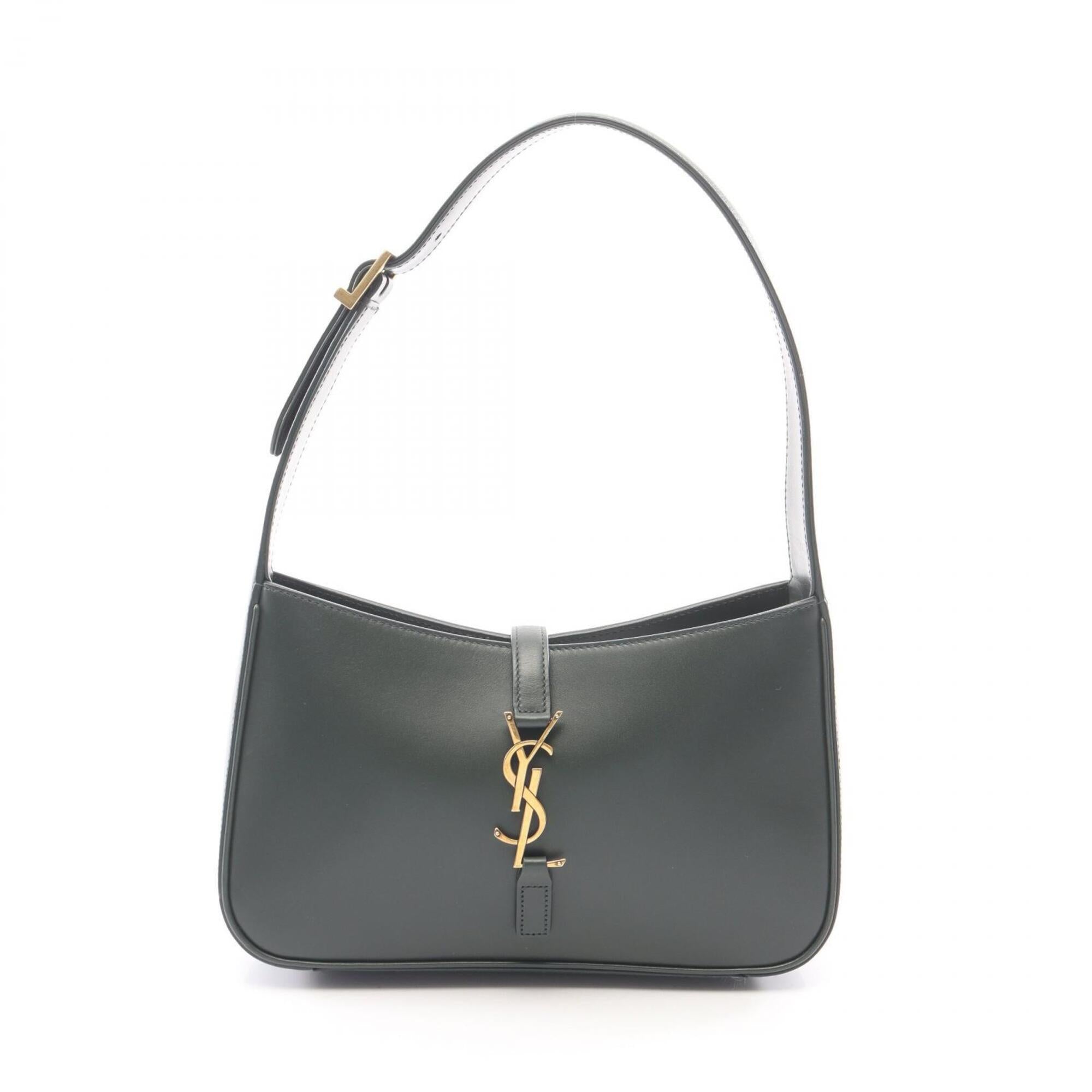 Yves Saint Laurent Green Leather Handbag (Pre-Owned)