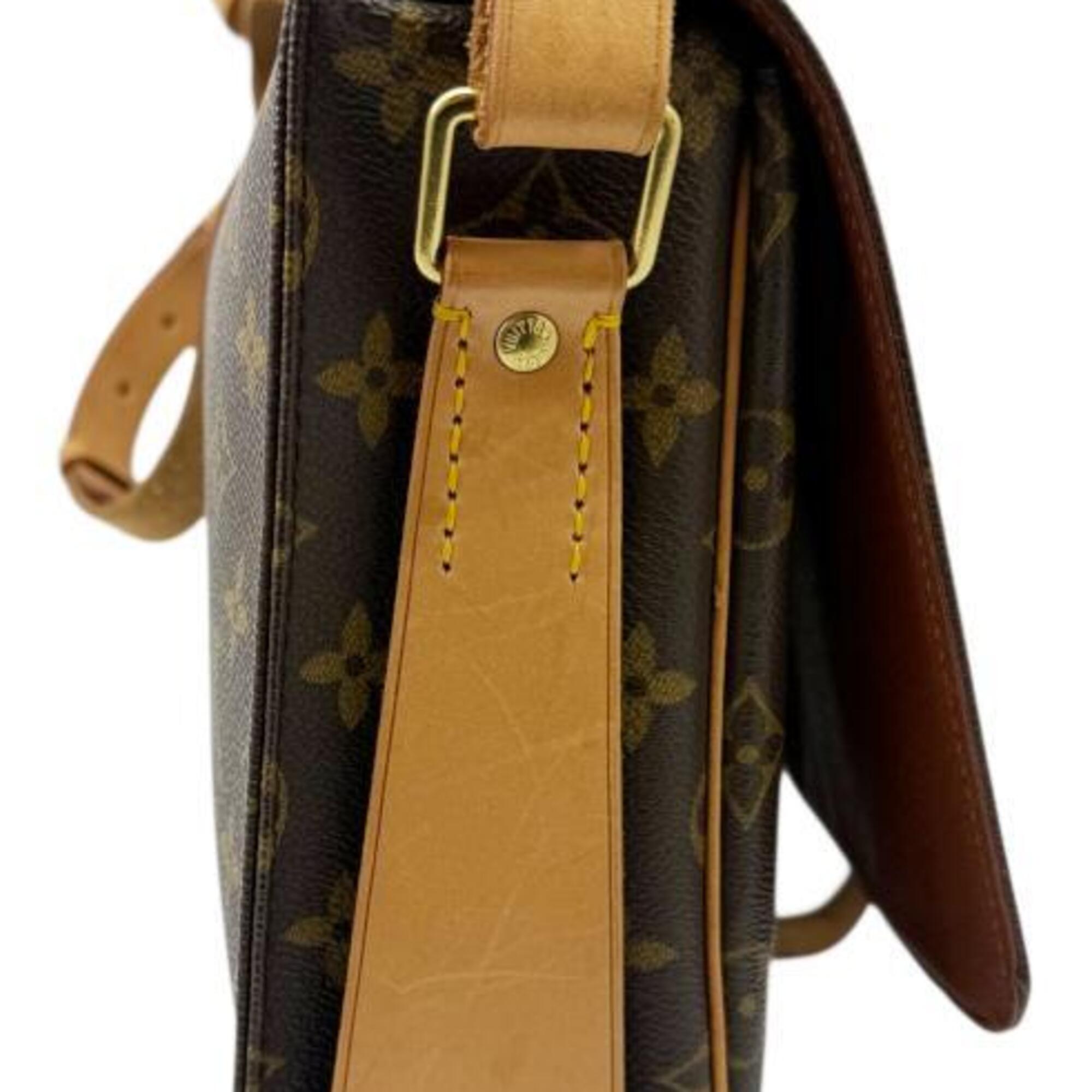 Louis Vuitton Brown Monogram Shoulder Bag (Pre-Owned)