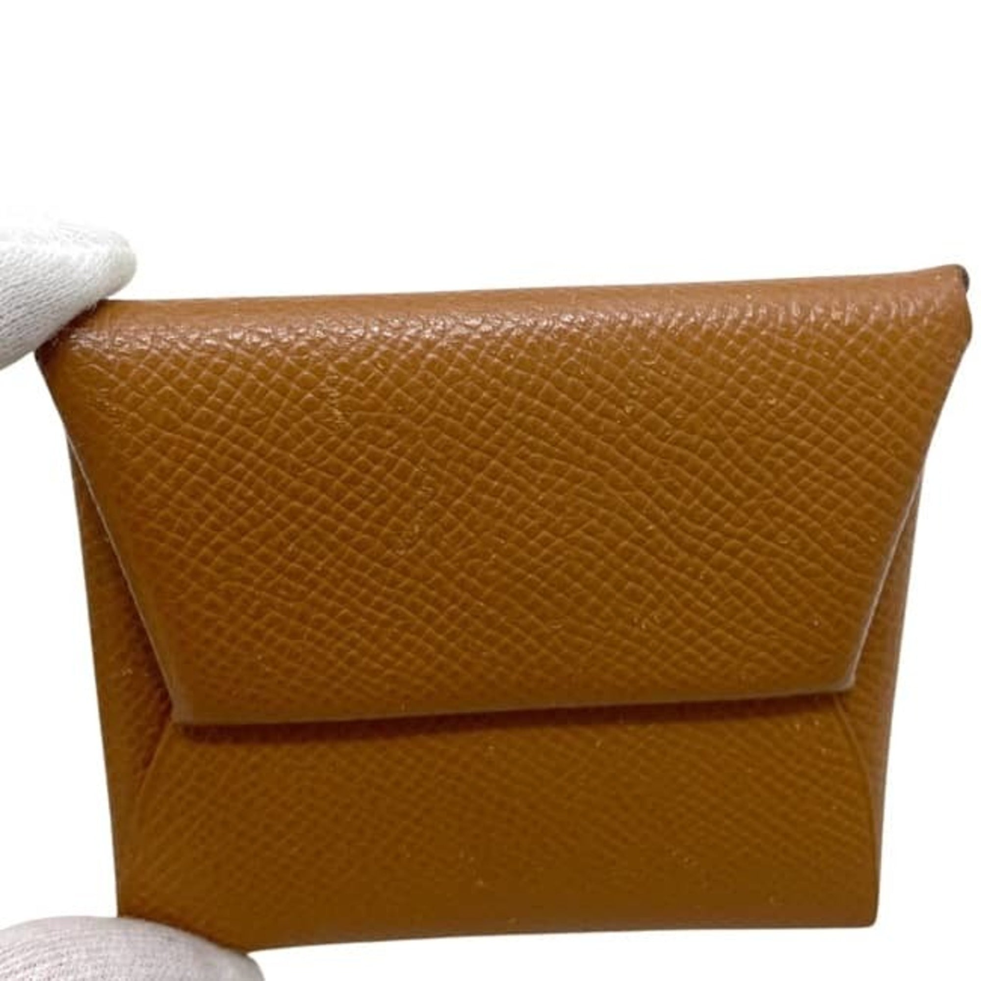 Hermes Brown Epsom Leather Coin Purse/Coin Case (Pre-Owned)