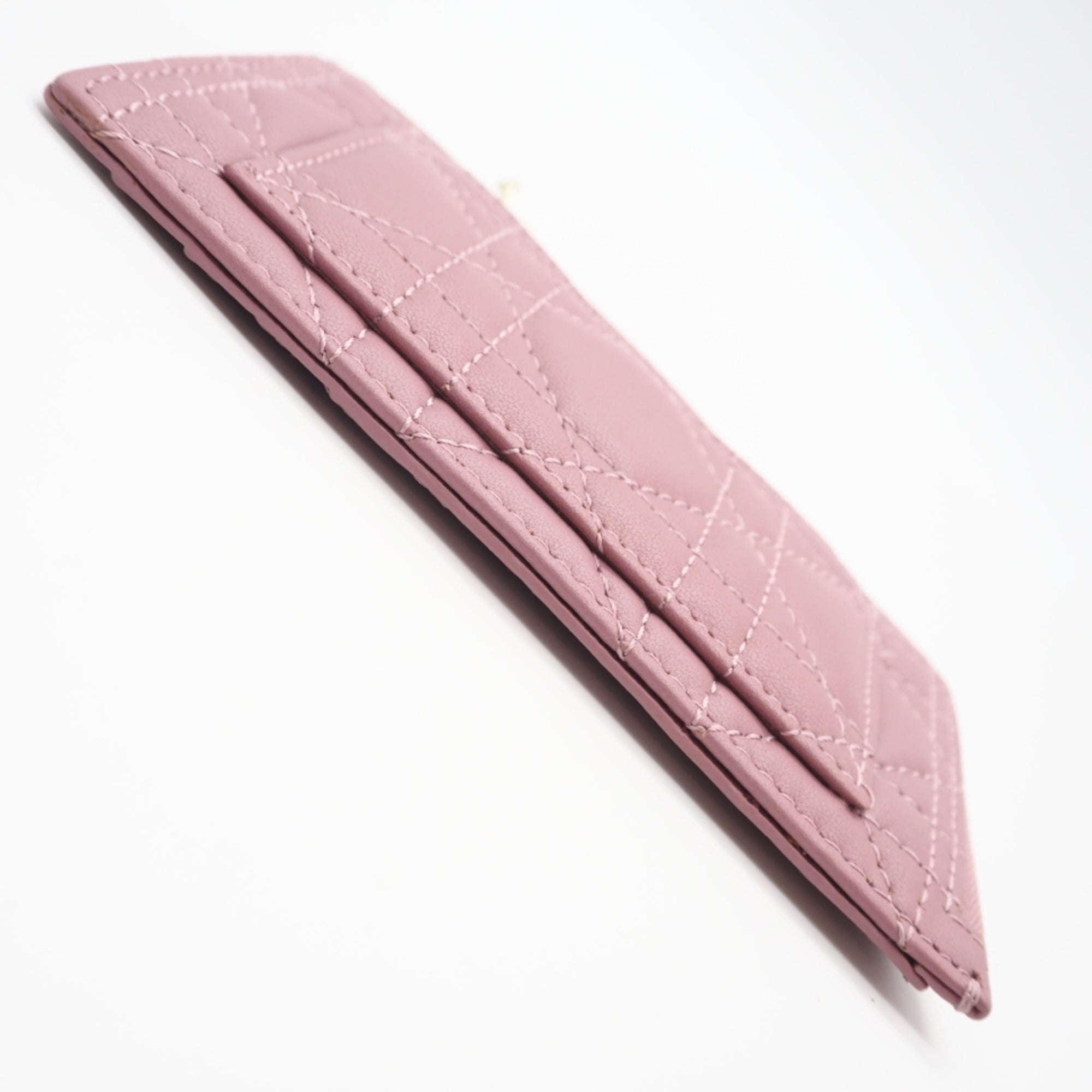 Christian Dior Pink Leather Coin Purse/Coin Case (Pre-Owned)