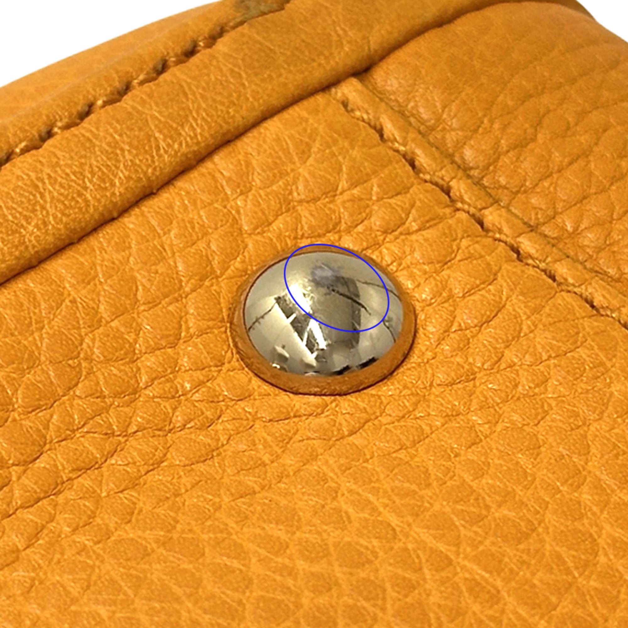 Gucci Orange Leather Handbag Shoulder Bag Tote Bag (Pre-Owned)