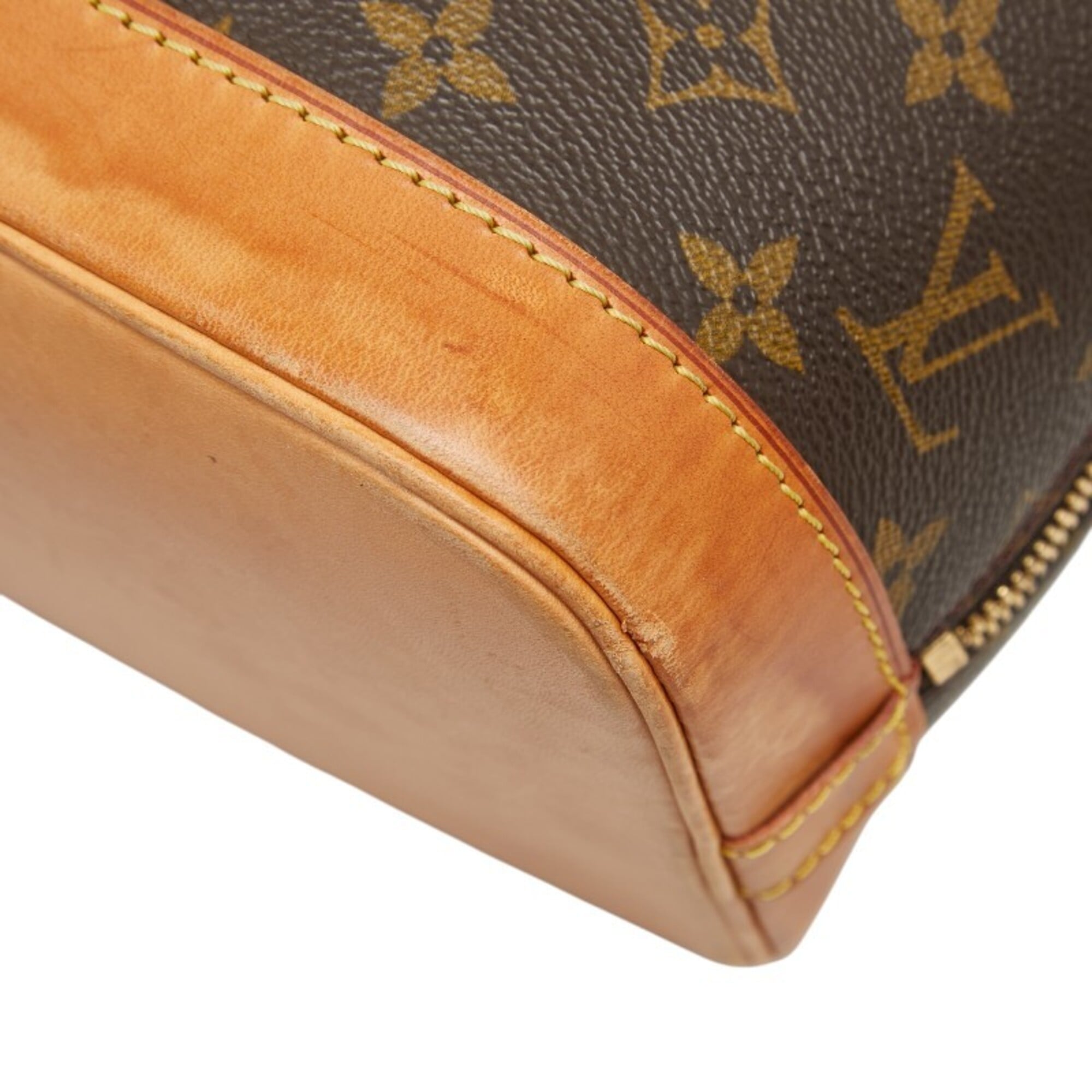 Louis Vuitton Brown Pvc Leather Handbag (Pre-Owned)