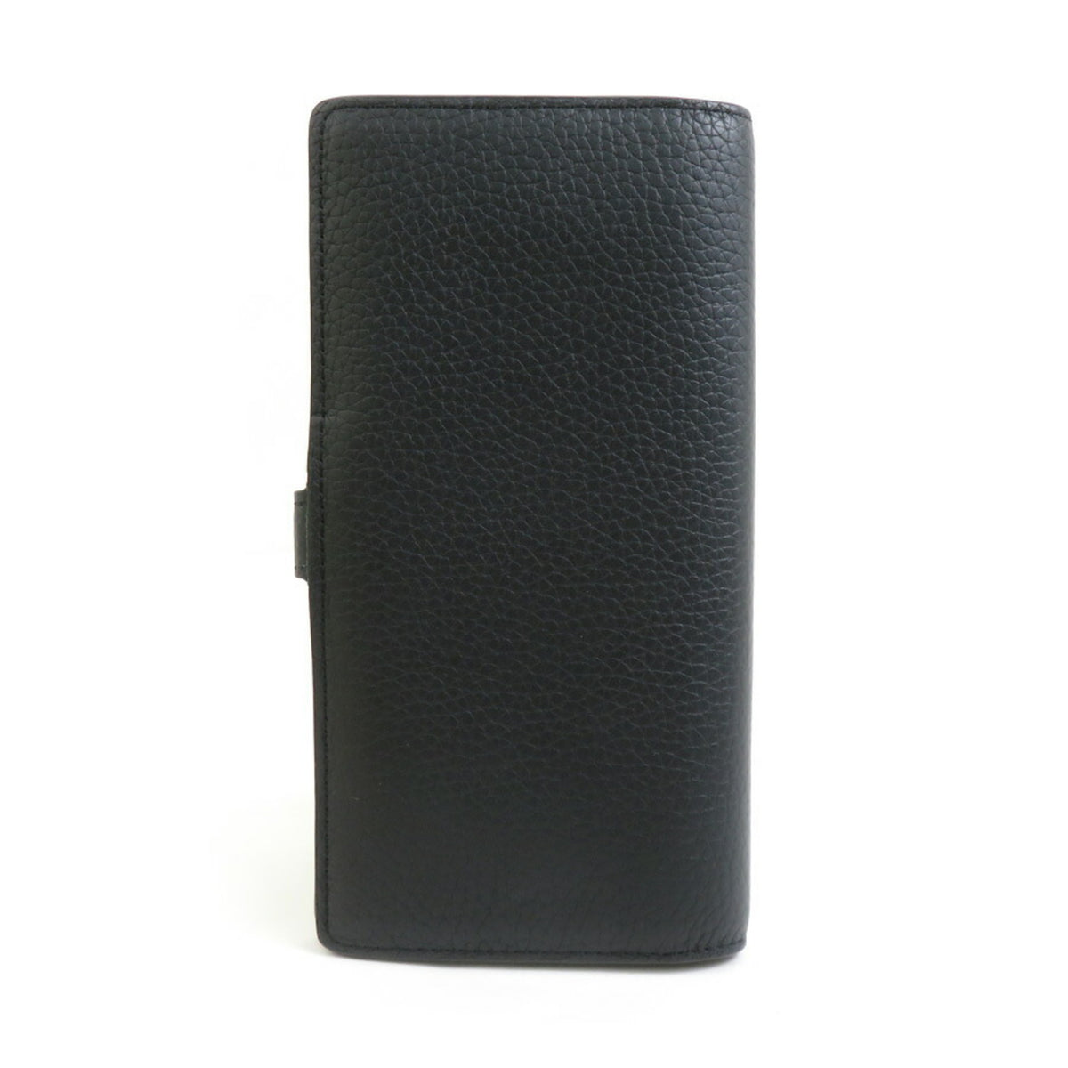 Louis Vuitton Black Leather Long Wallet (Bi-Fold) (Pre-Owned)
