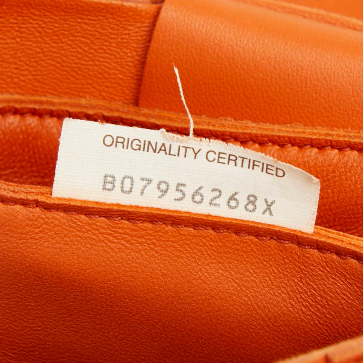 Bottega Veneta Orange Leather Shoulder Bag (Pre-Owned)