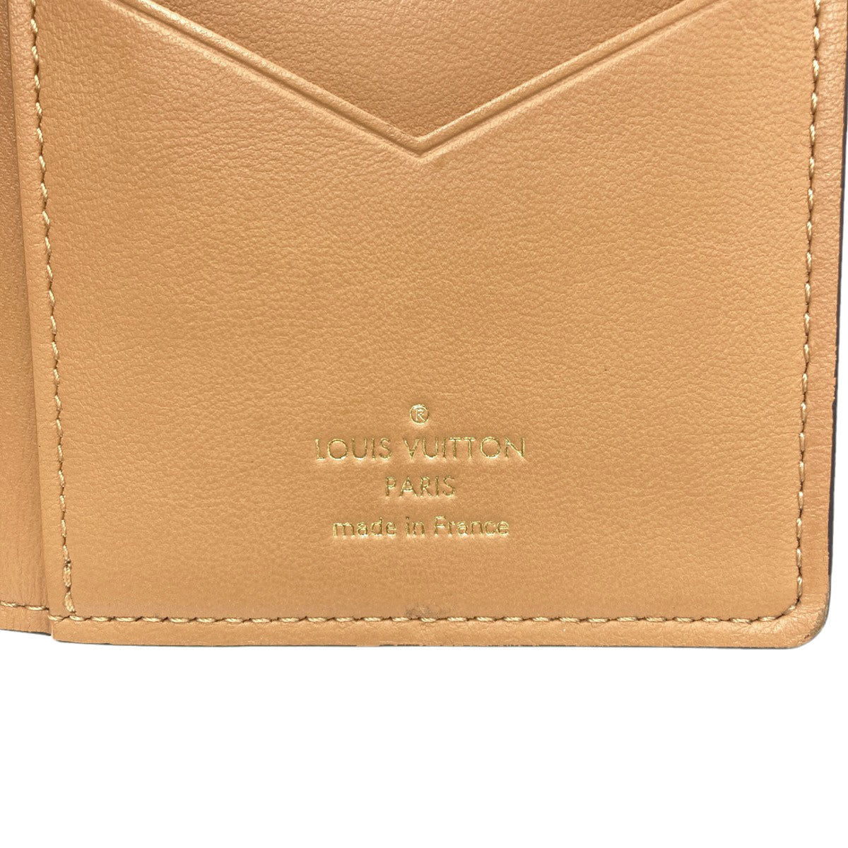 Louis Vuitton Brown Noir Leather Long Wallet (Bi-Fold) (Pre-Owned)