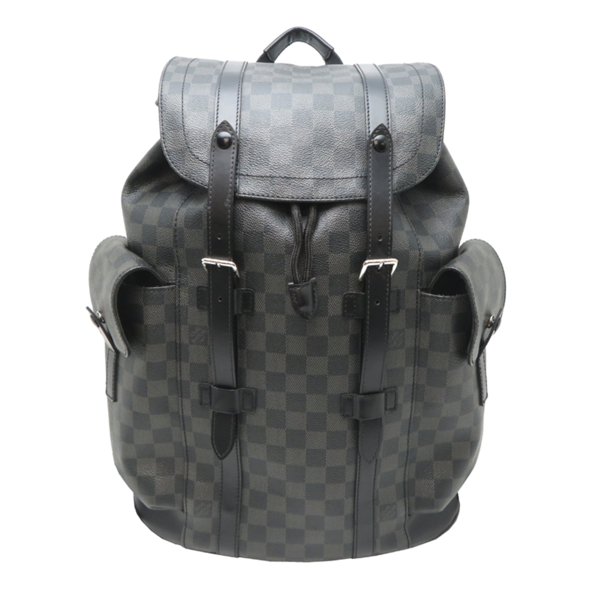 Louis Vuitton Black Damier Graphite Backpack (Pre-Owned)