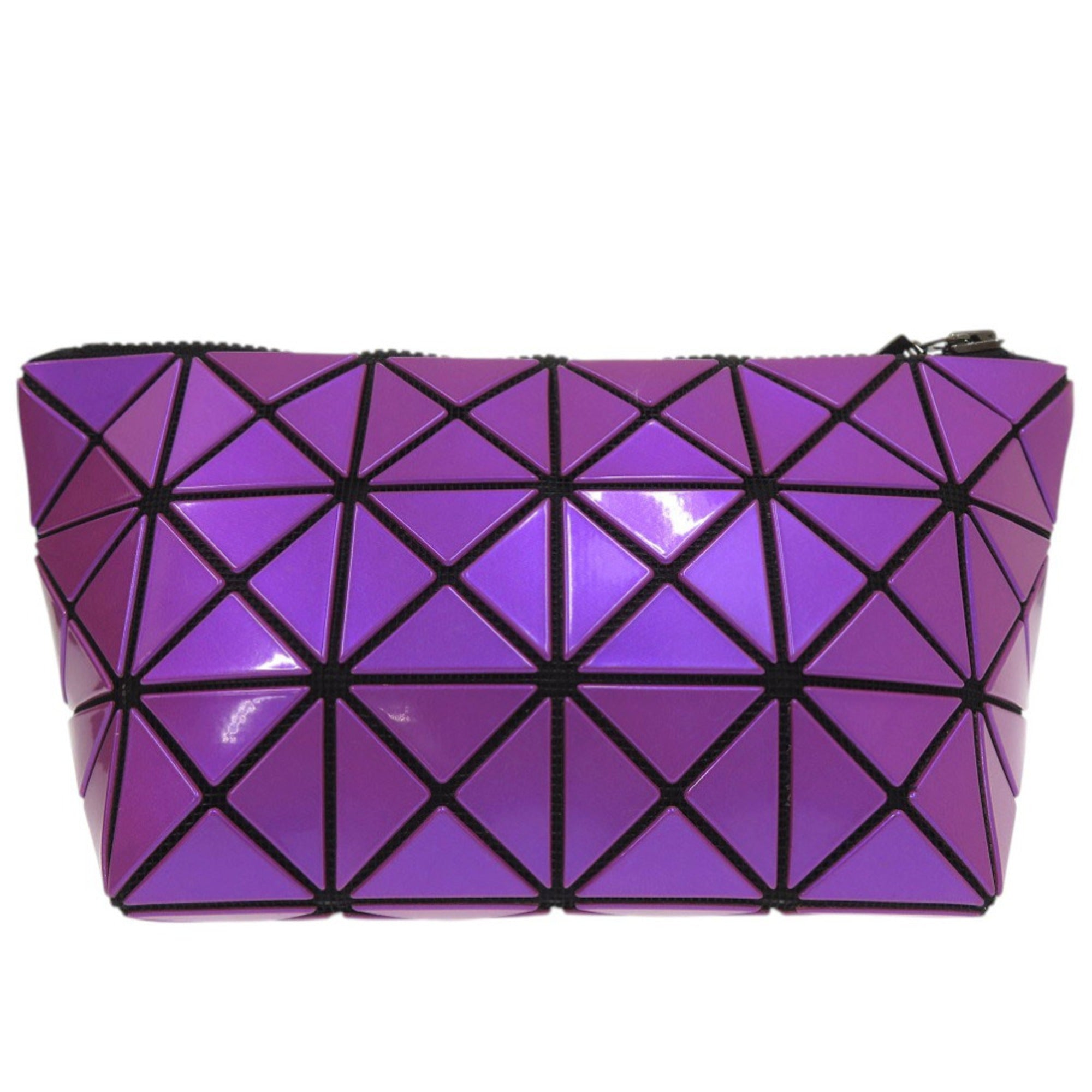 Issey Miyake Purple Pvc Pouch (Pre-Owned)