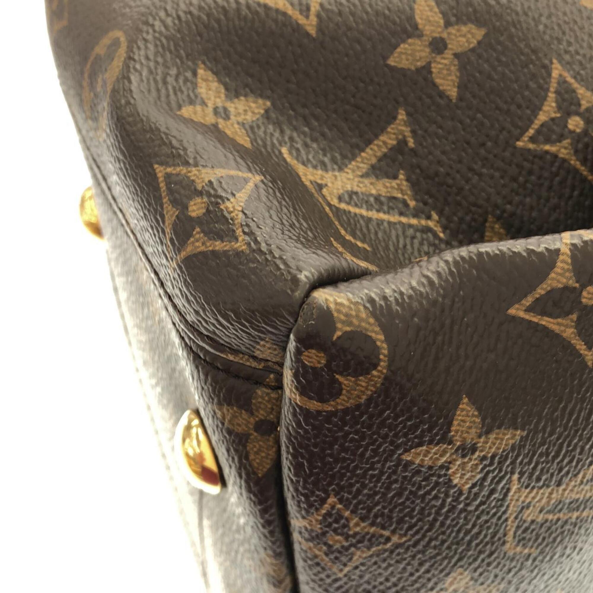Louis Vuitton Cerise Marron Coated Canvas Handbag (Pre-Owned)