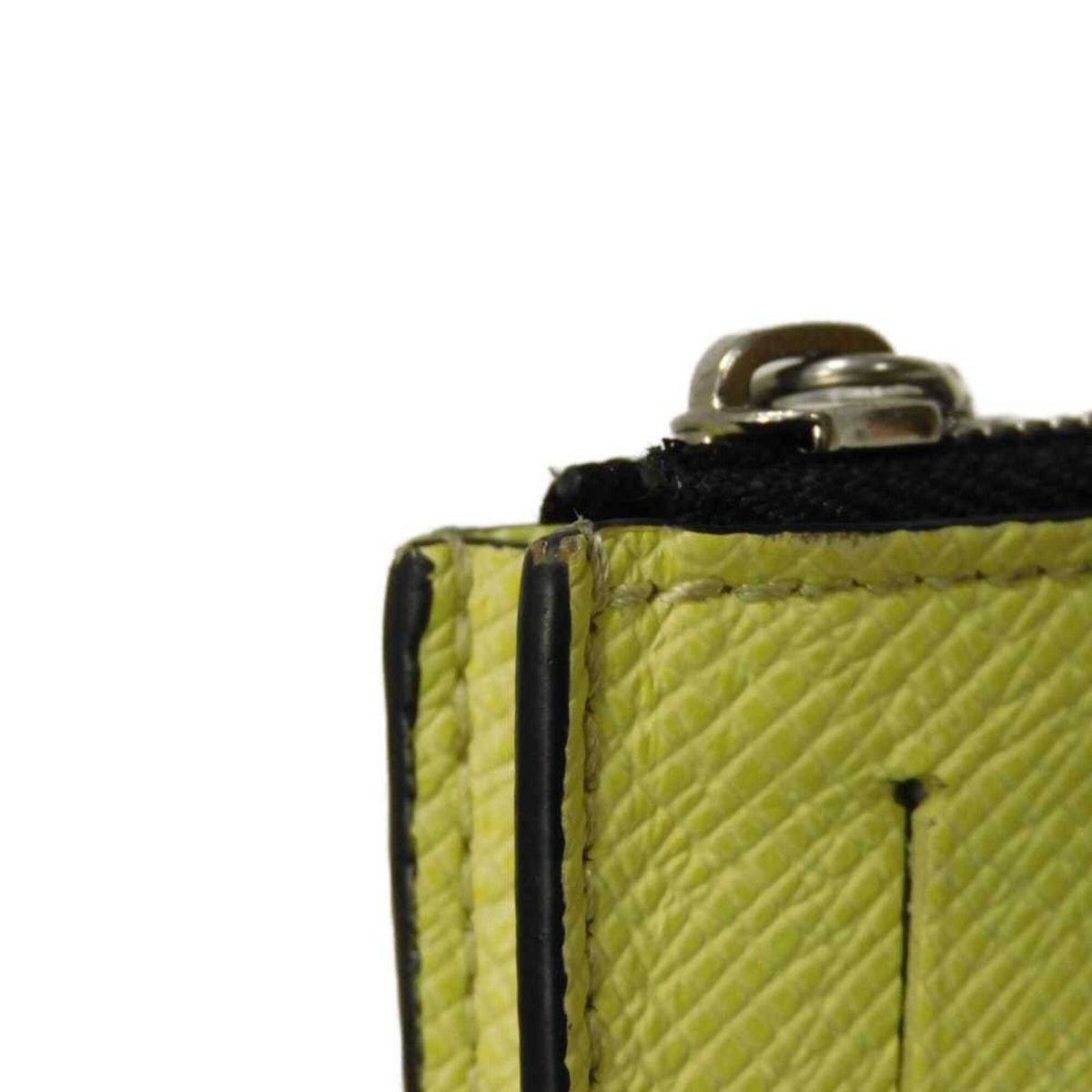 Louis Vuitton Yellow Taigarama Coin Purse/Coin Case (Pre-Owned)