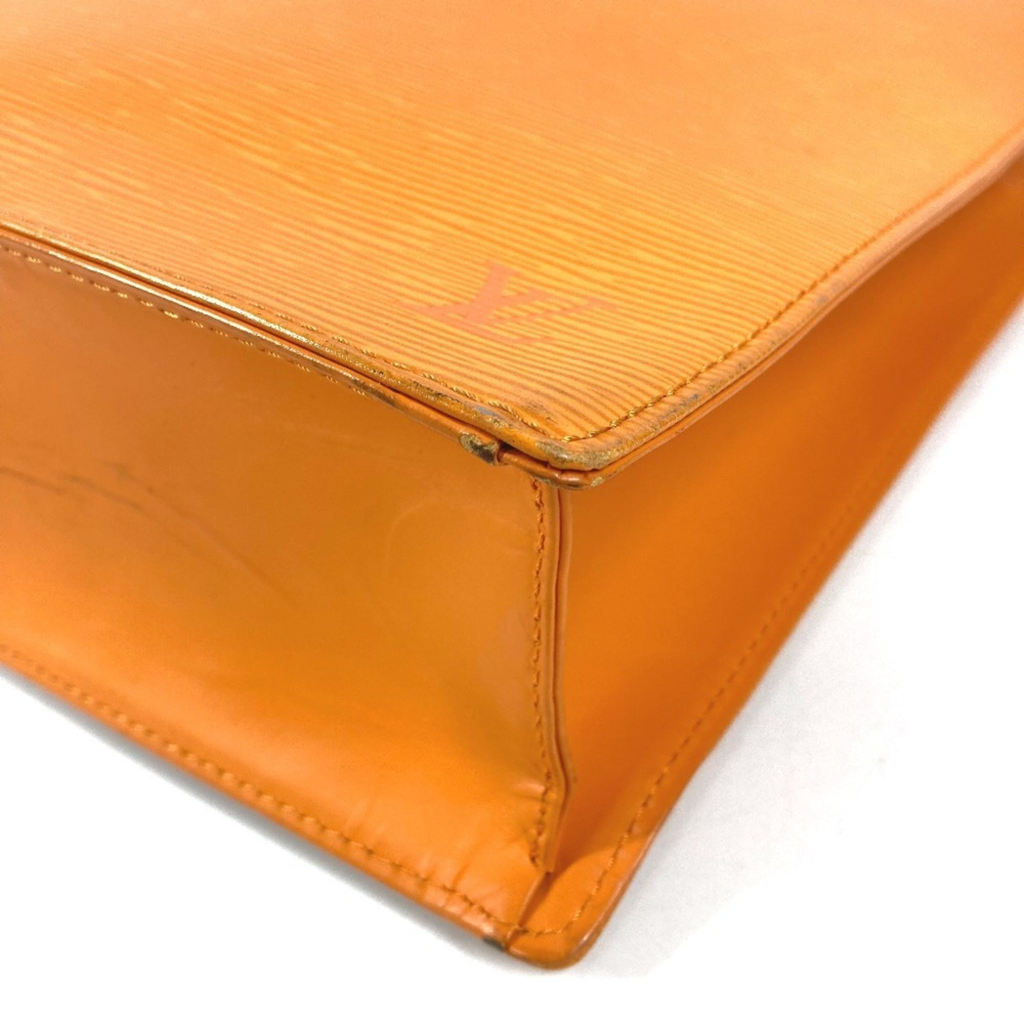 Louis Vuitton Galle Orange Epi Leather Handbag Tote Bag (Pre-Owned)