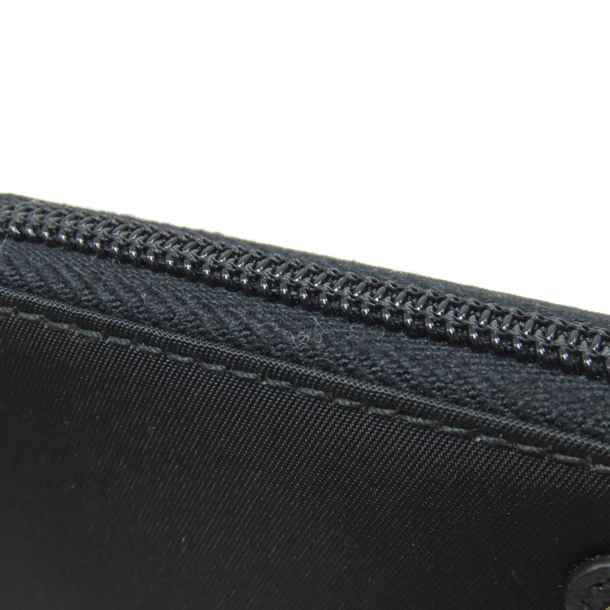Prada Black Nylon Long Wallet (Bi-Fold) (Pre-Owned)