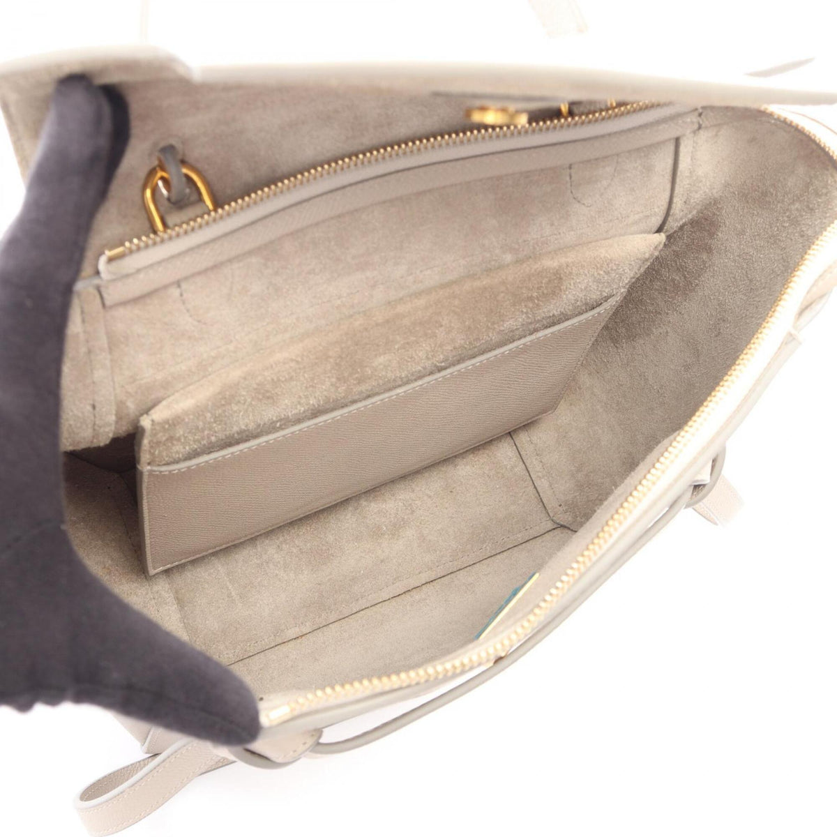 Celine Gray Leather Handbag (Pre-Owned)
