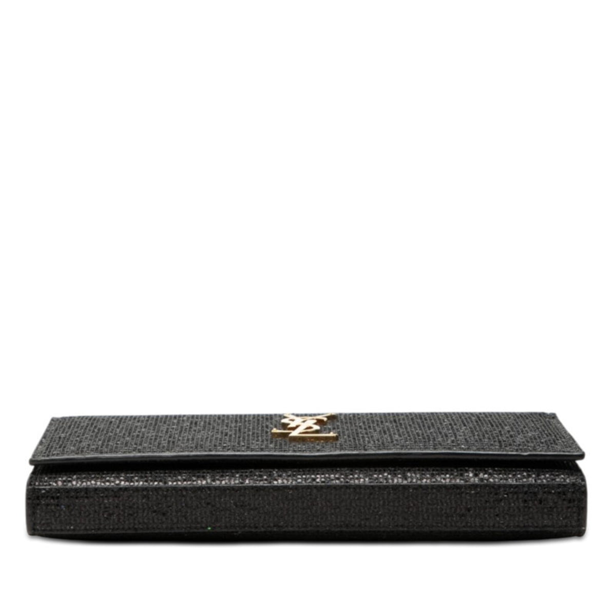 Saint Laurent Black Spangles Leather Shoulder Bag (Pre-Owned)