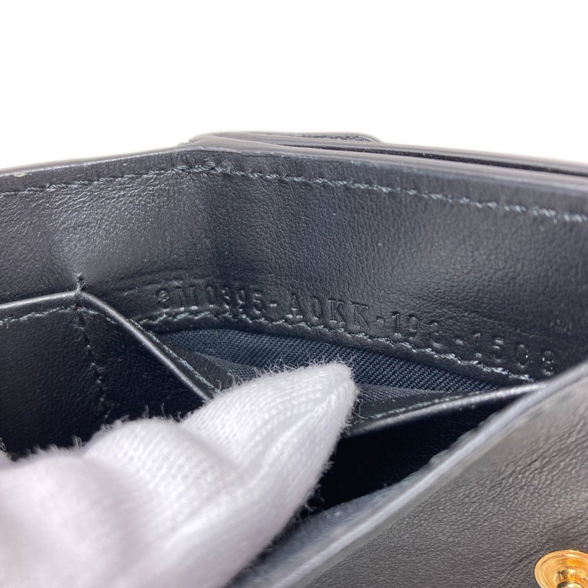 Fendi Black Leather Wallet (Bi-Fold) (Pre-Owned)