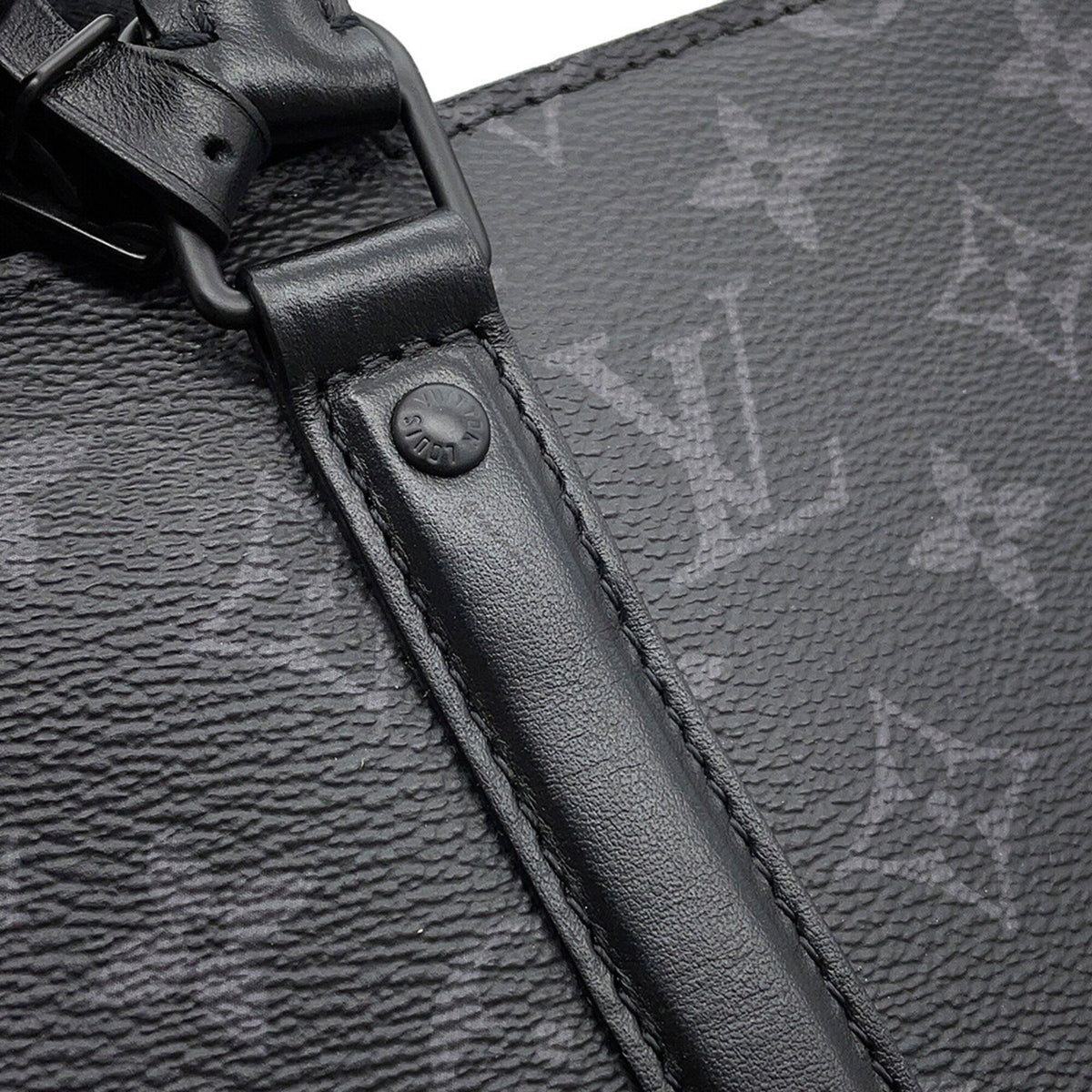 Louis Vuitton Monogram Eclipse Black Noir Monogram Eclipse Handbag Tote Bag (Pre-Owned)